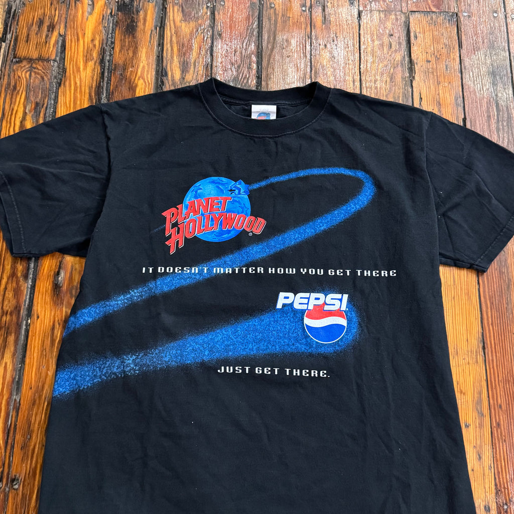 Vintage Pepsi Planet Hollywood T-shirt Sz XL