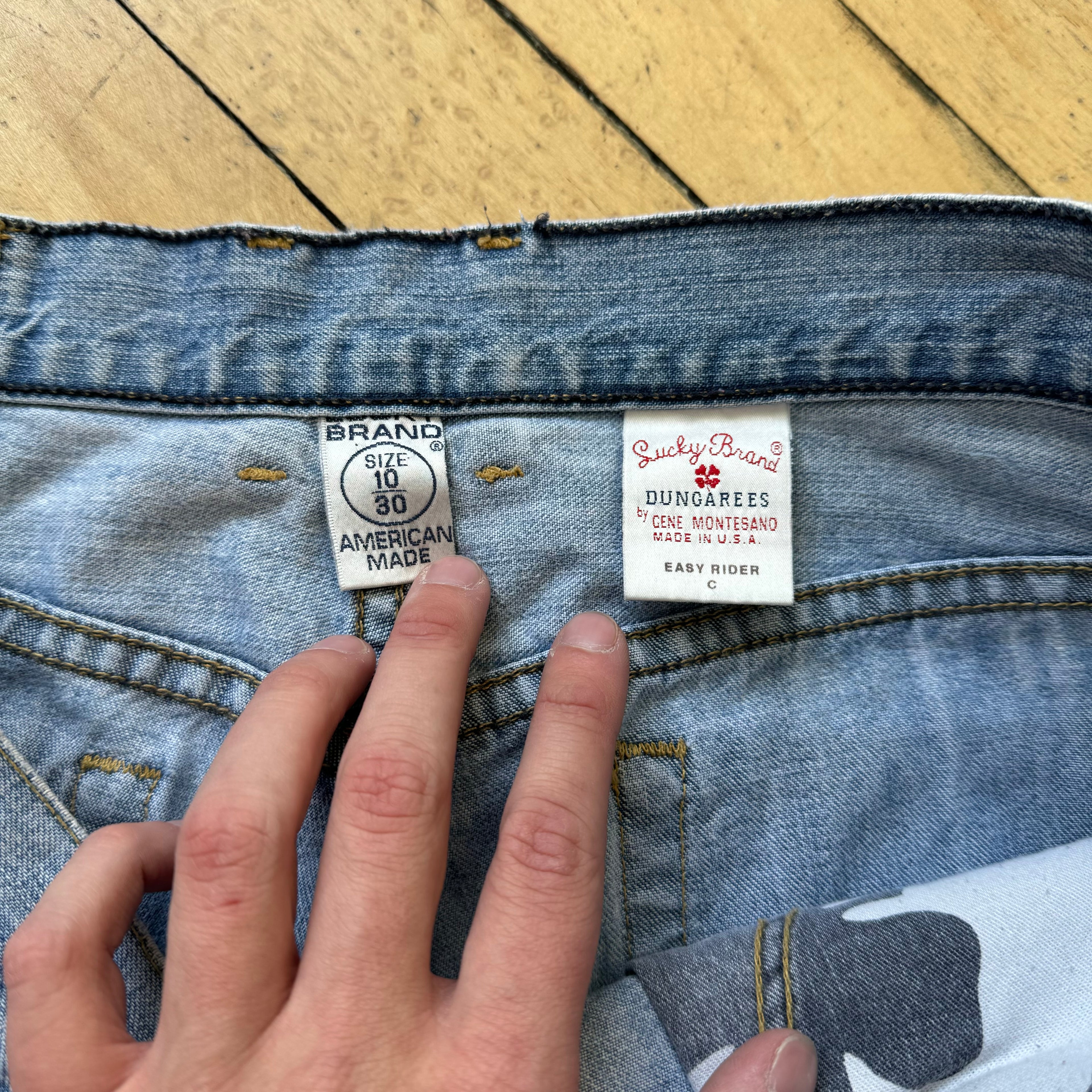 Vintage Lucky Brand Dungarees Sz 10/30