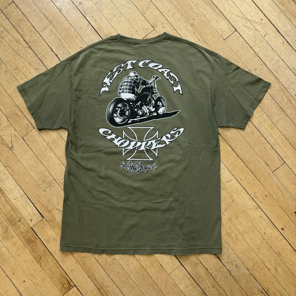 Vintage Faded West Coast Choppers T-shirt Sz XL
