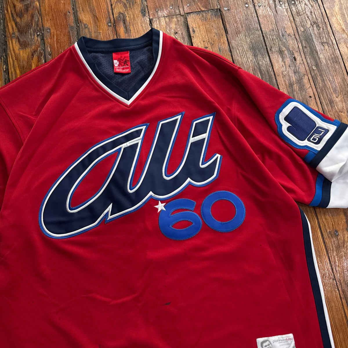 Y2K Platinum Fubu Ali Jersey Sz XXL