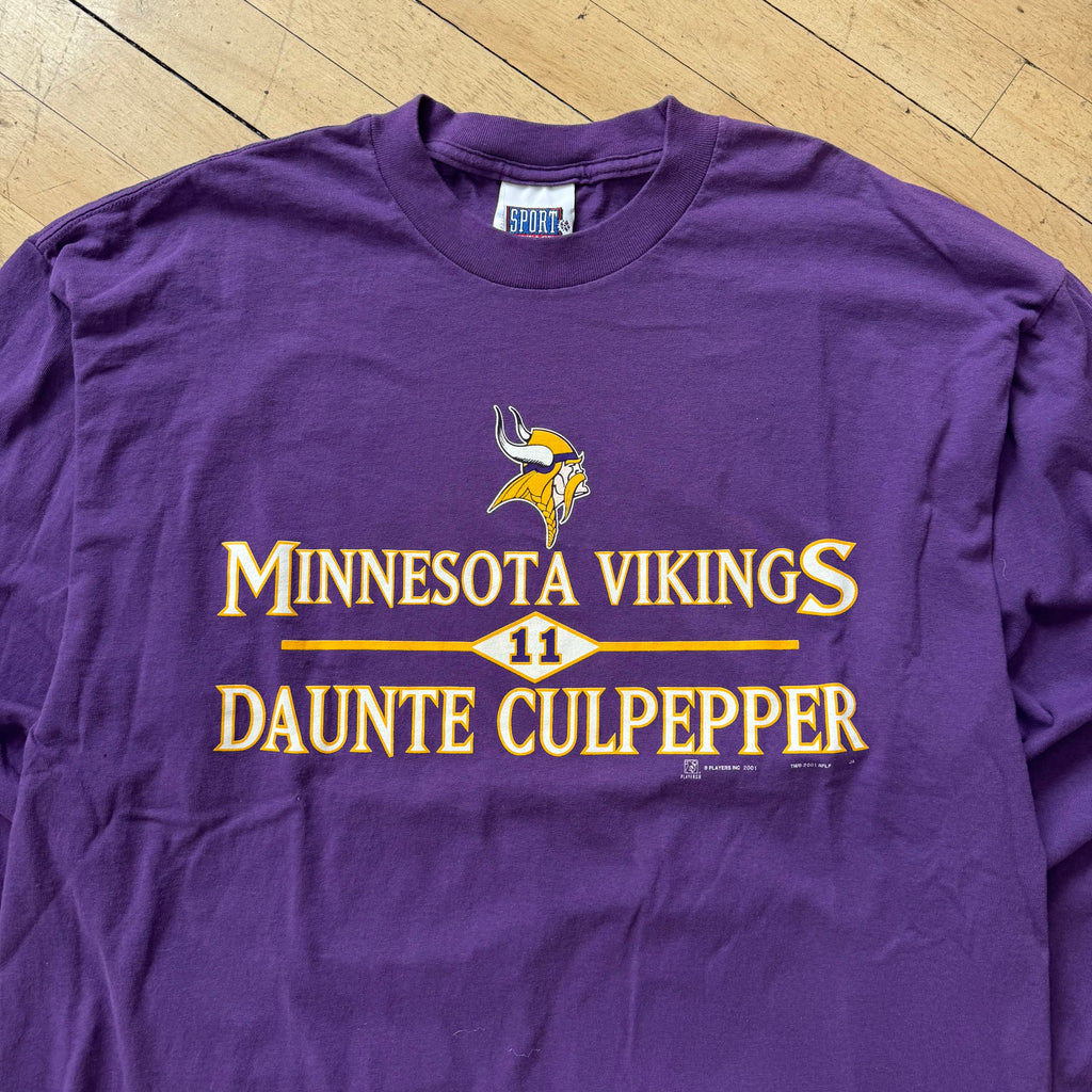 Vintage Minnesota Vikings Culpepper Long Sleeve T-shirt Sz L
