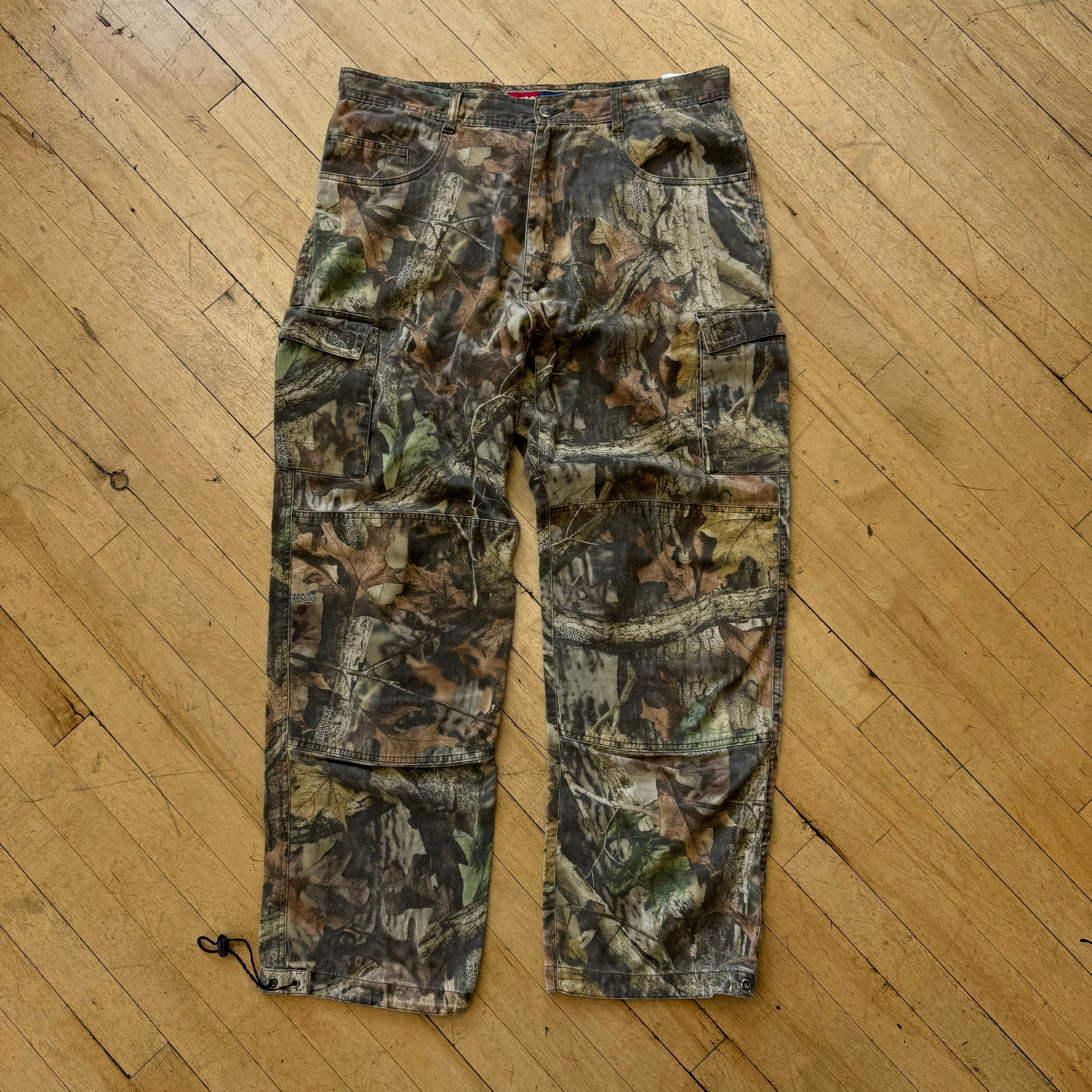 Vintage ProGear By Wrangler Camo Cargo Pants Sz 40