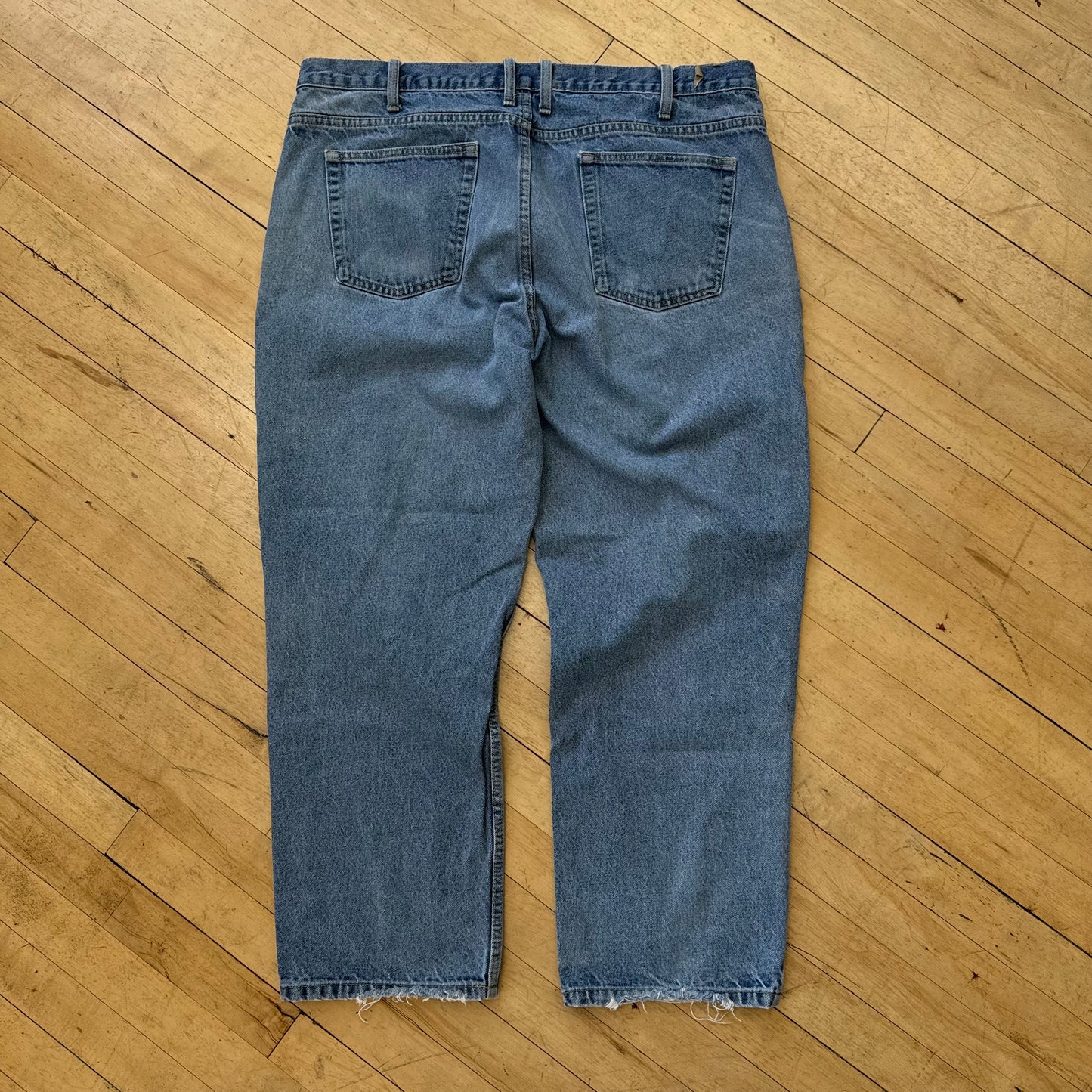 Vintage Light Wash Denim Jeans Sz 40x32