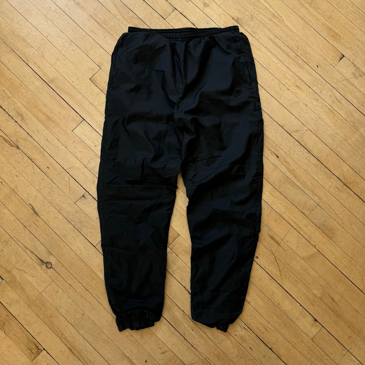 Vintage Nike BLK Track Pants Sz L