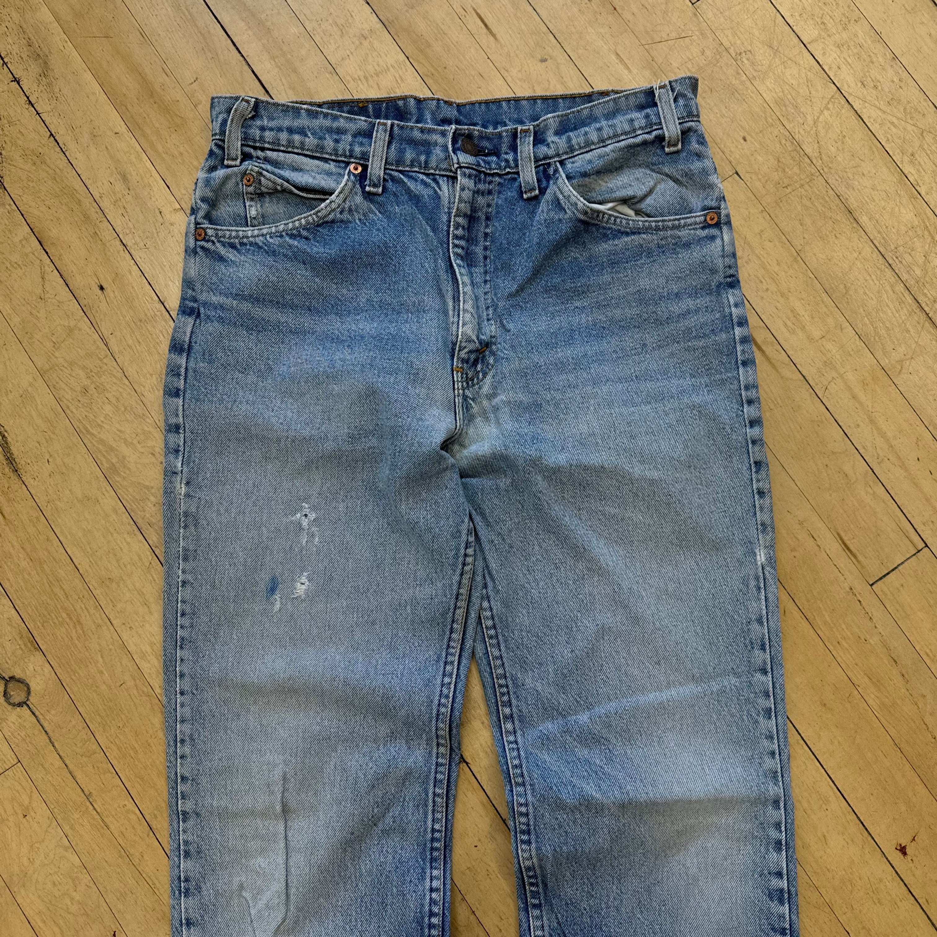 Vintage Orange Tab Levi jeans Sz 33x36