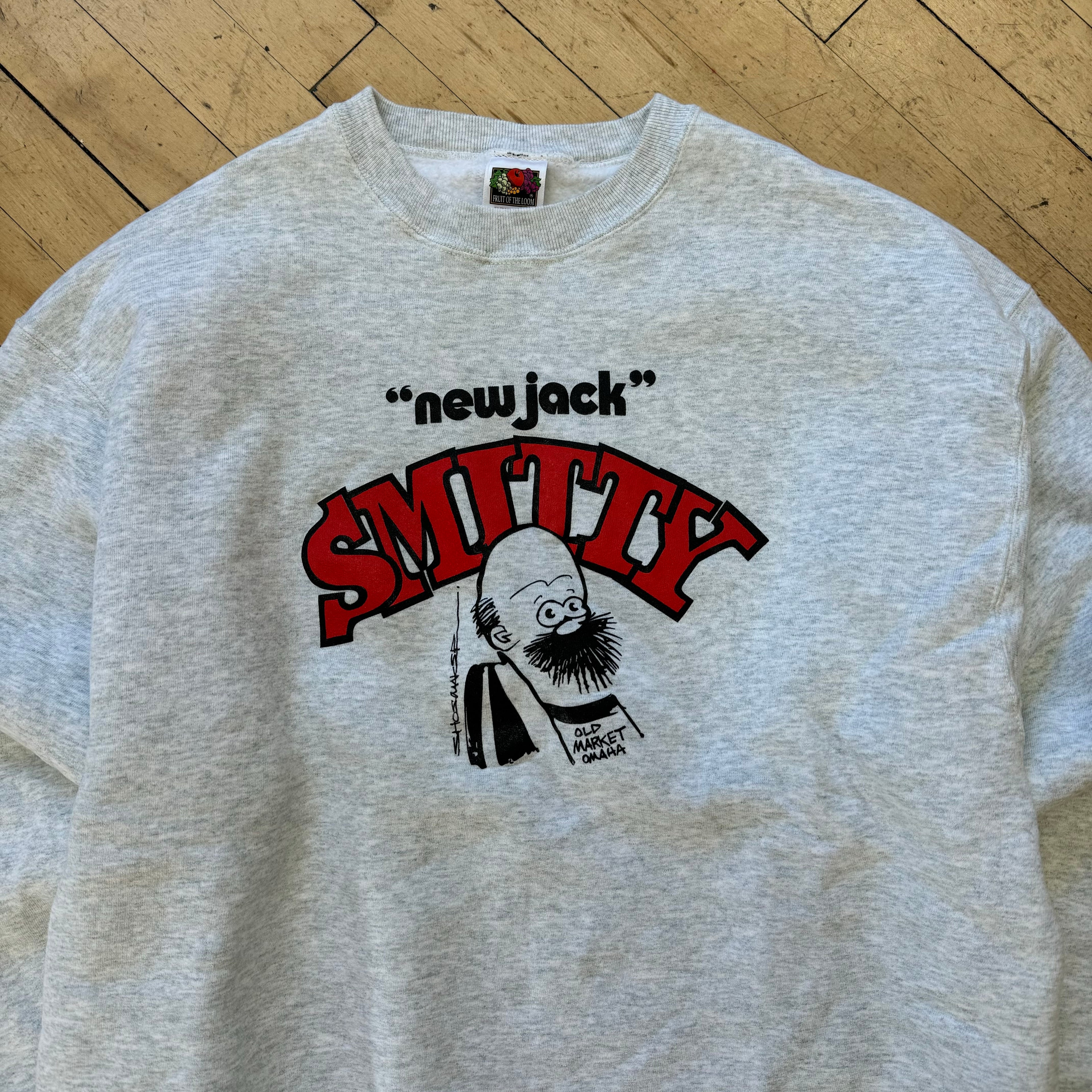Vintage New Jack Smitty Old Market Omaha CrewNeck Sz L