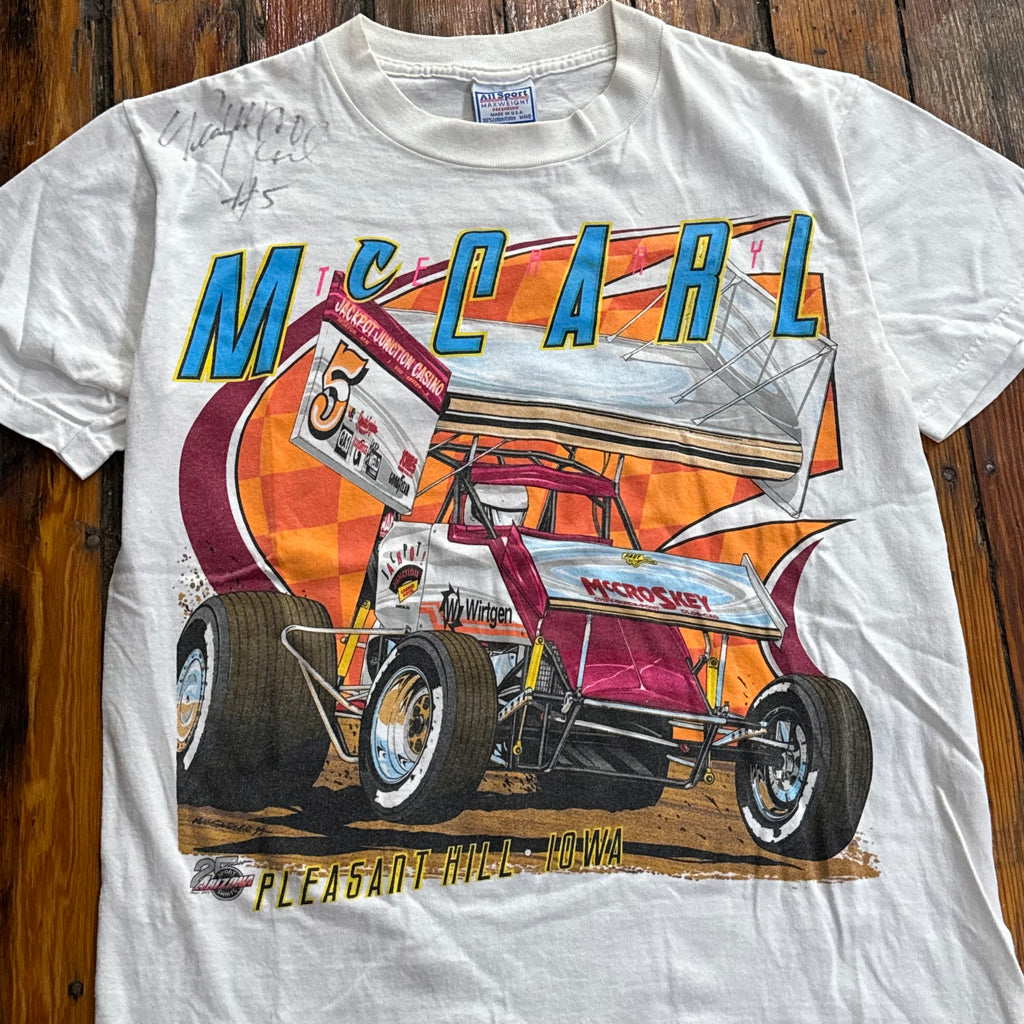 Vintage Terry McCarl Sprint Car T-shirt Sz M