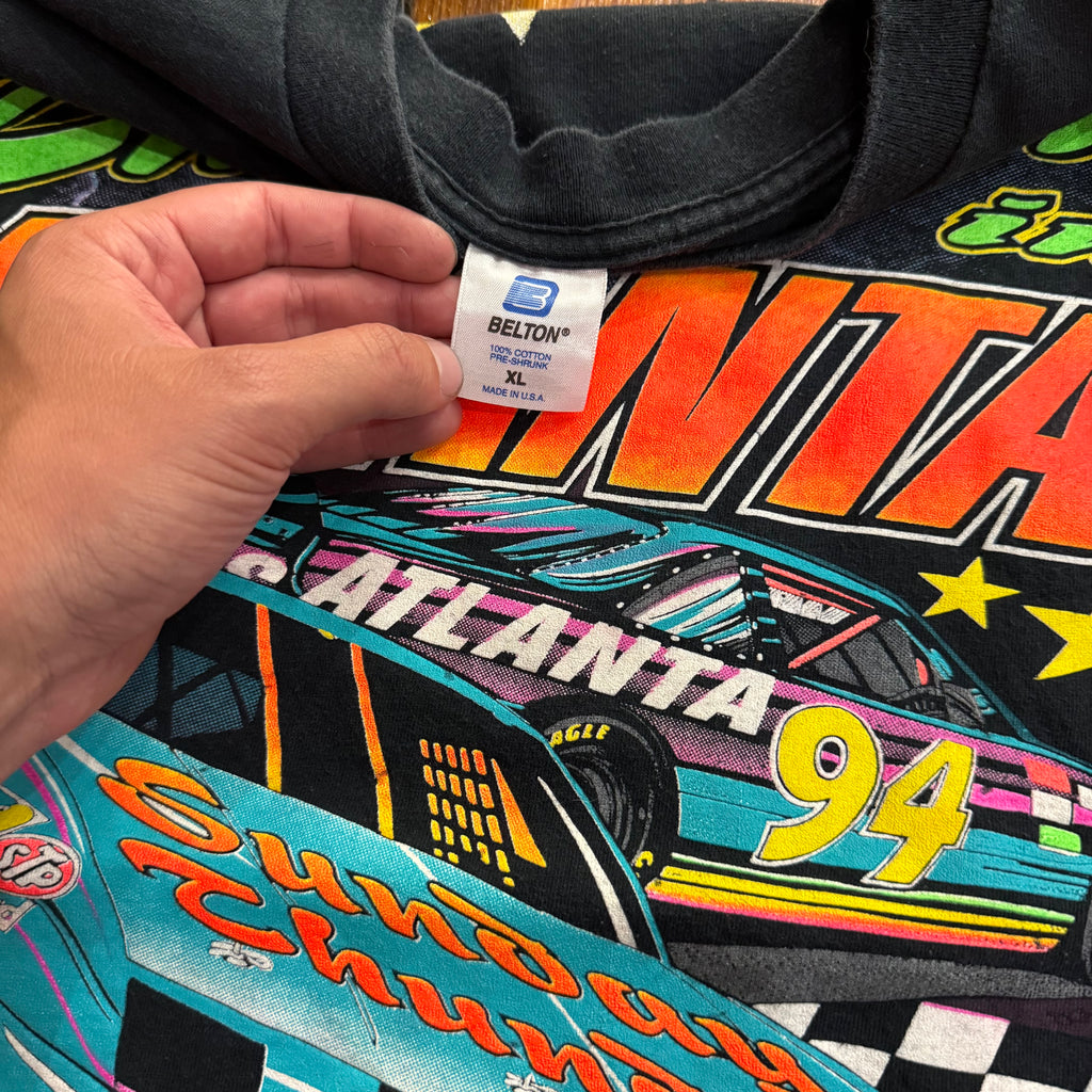 Vintage Chunder In Atlanta 94’ Nascar T-shirt Sz XL