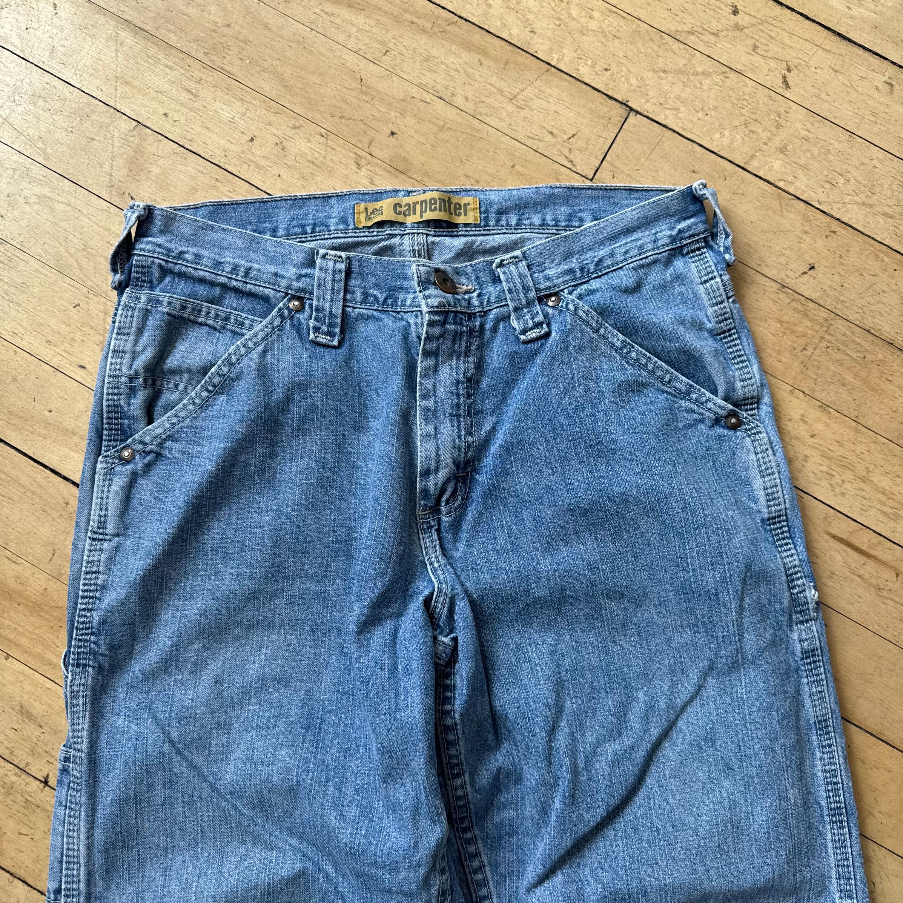 Vintage Lee Dungarees Denim Jeans Sz 30x30