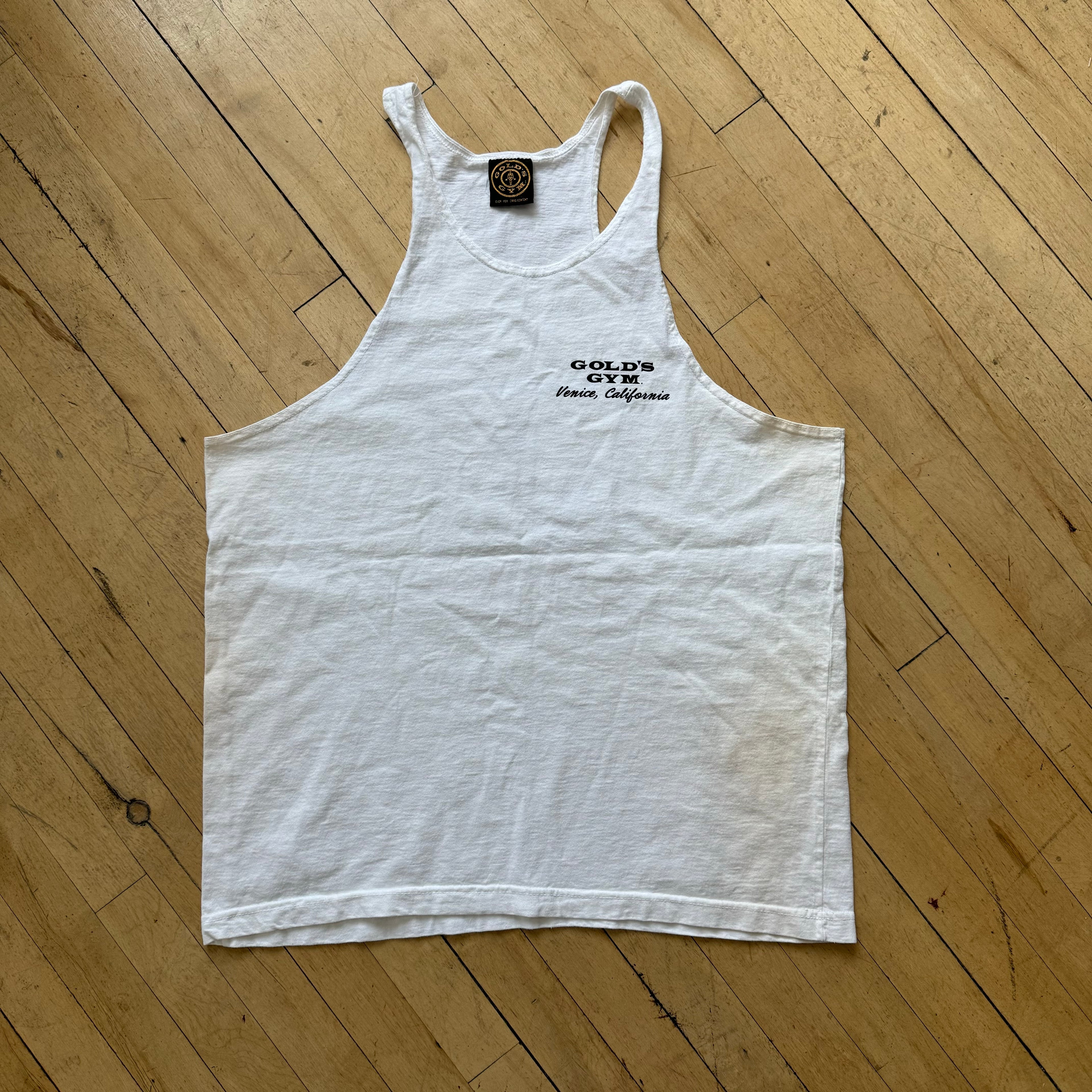 Vintage Golds Gym Tank Top T-short Sz L