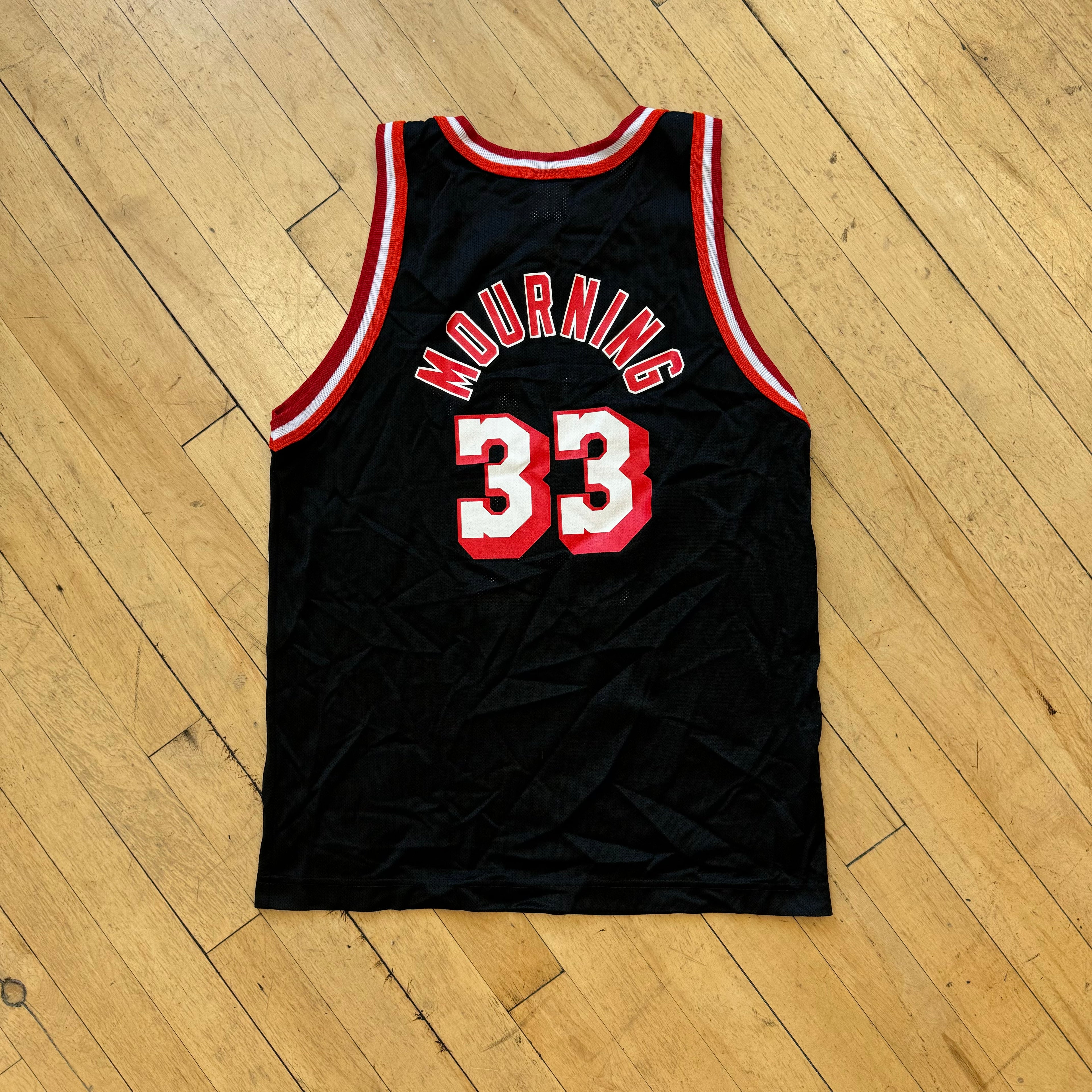 Vintage Champion Miami Heat “Mourning” Sz YTH L
