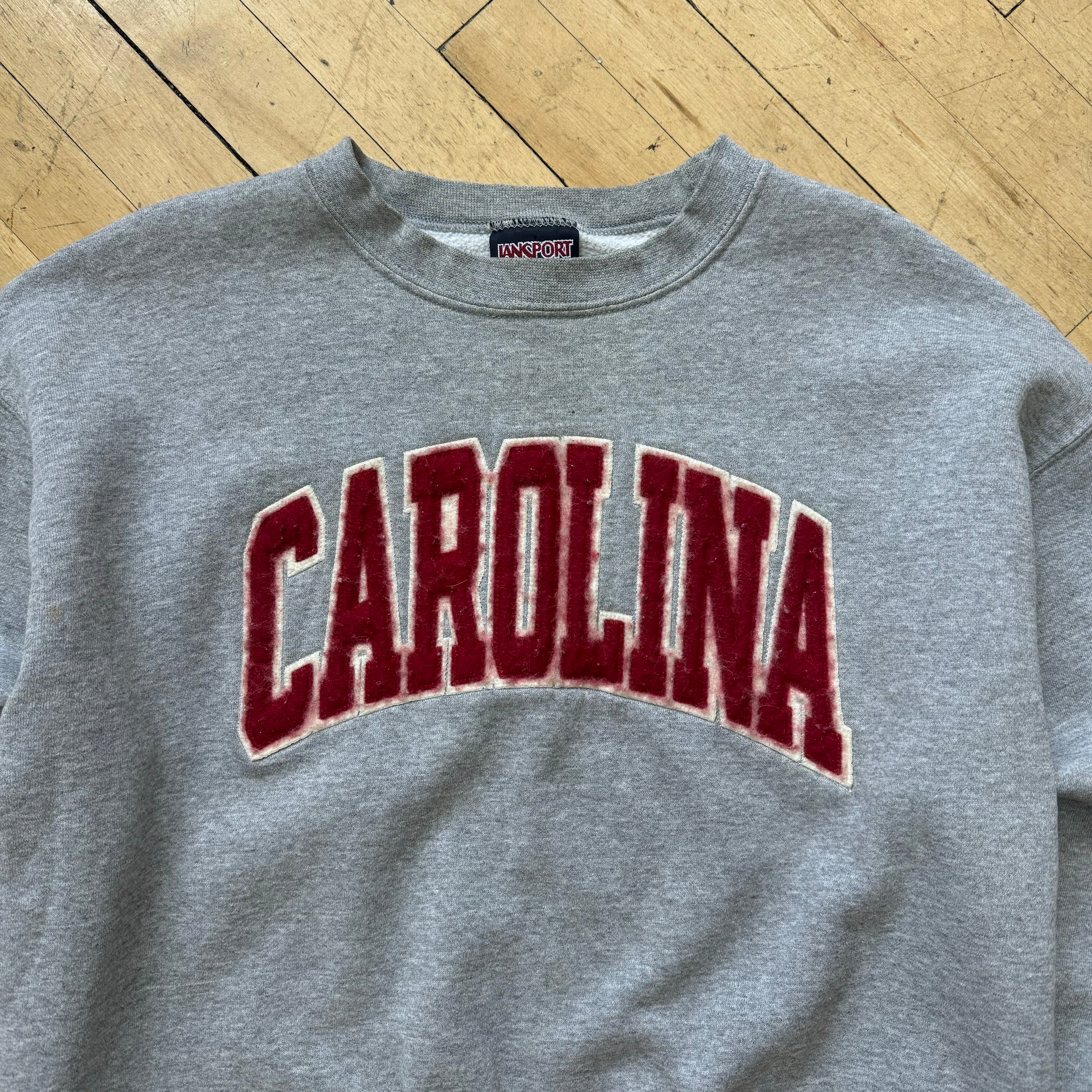 Vintage Carolina SpellOut CrewNeck Sz XL
