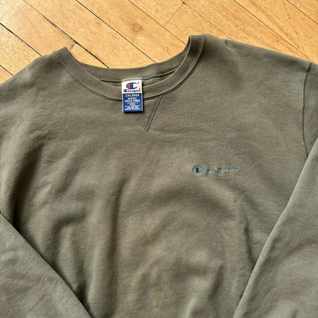 Vintage Champion SpellOut CrewNeck Sz XXL