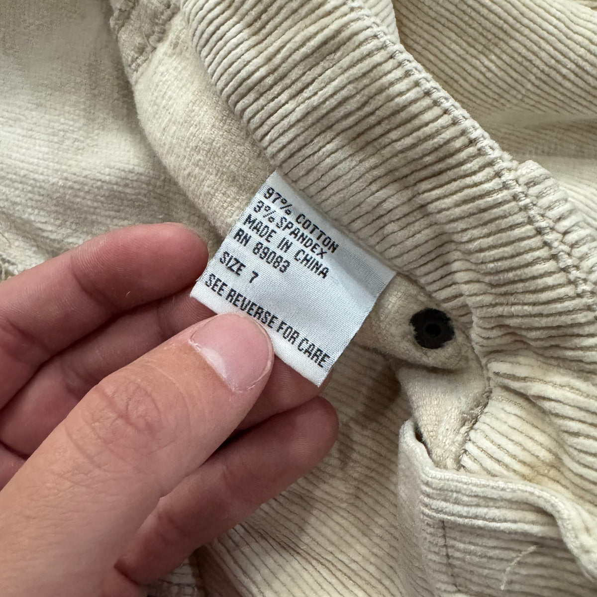 Vintage LEI Cord Pants Sz 7