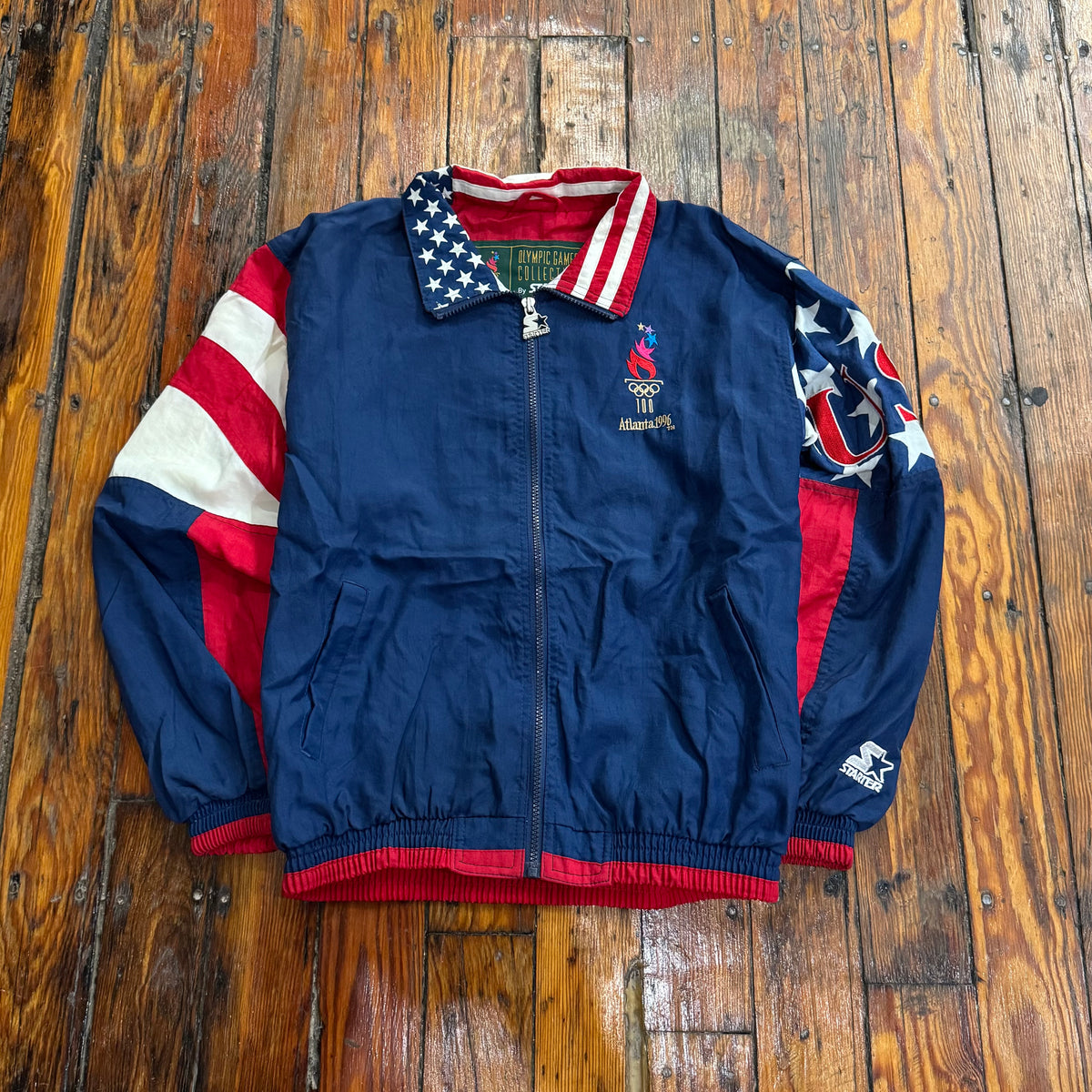 Vintage Atlanta Olympics Starter Jacket Sz S