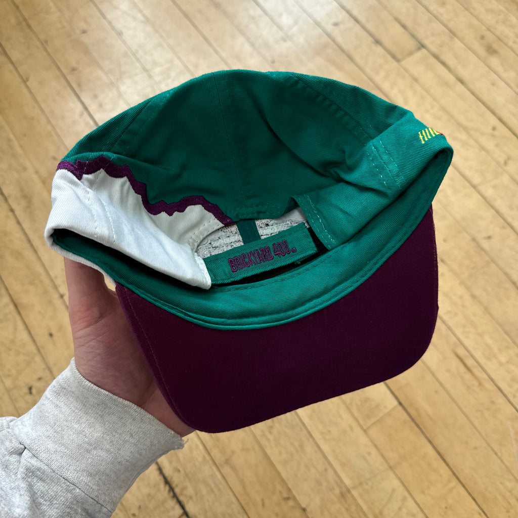 Vintage Brickyard 400 Nascar Checker StrapBack Hat