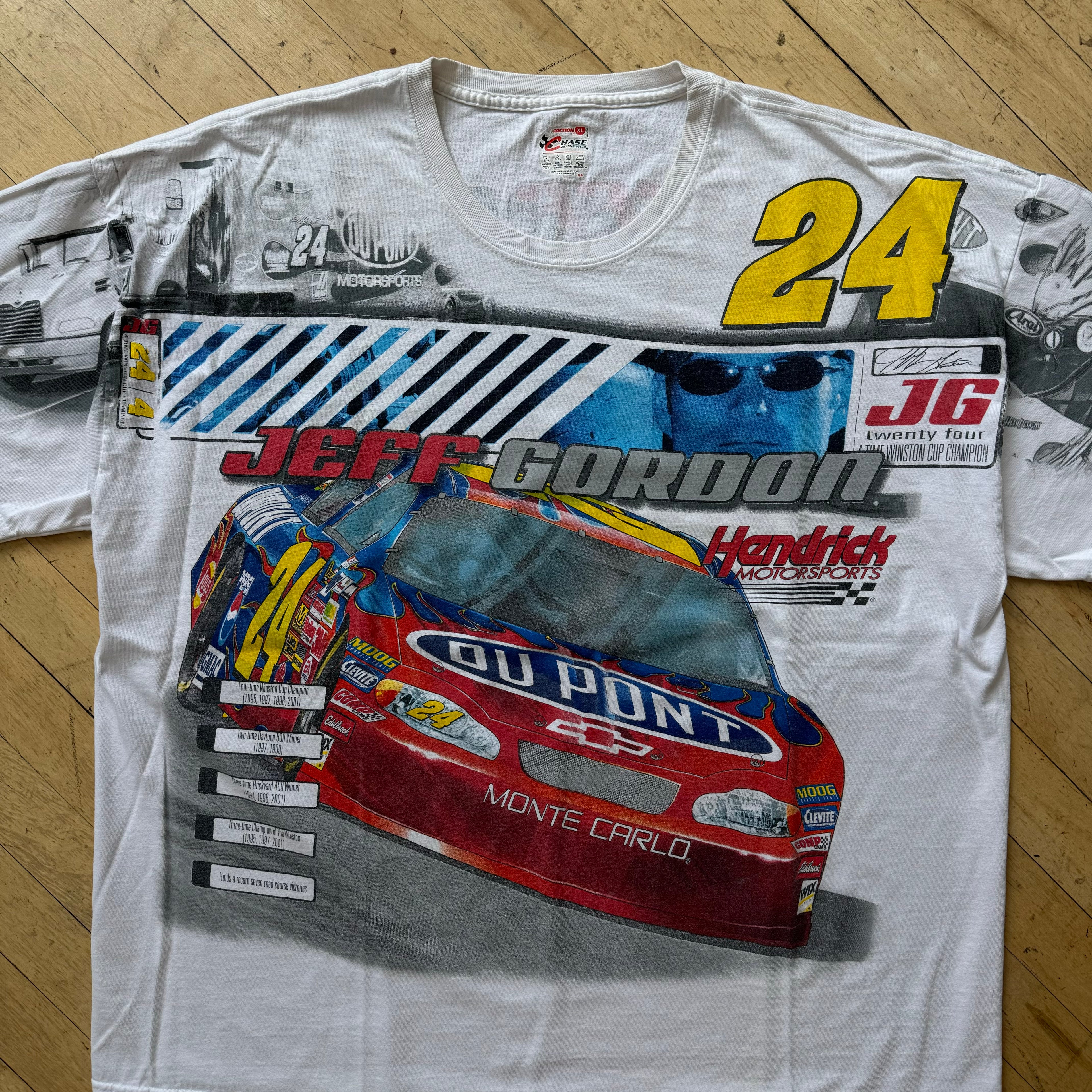 Jeff Gordon Nascar DuPoint t-shirt Sz XL