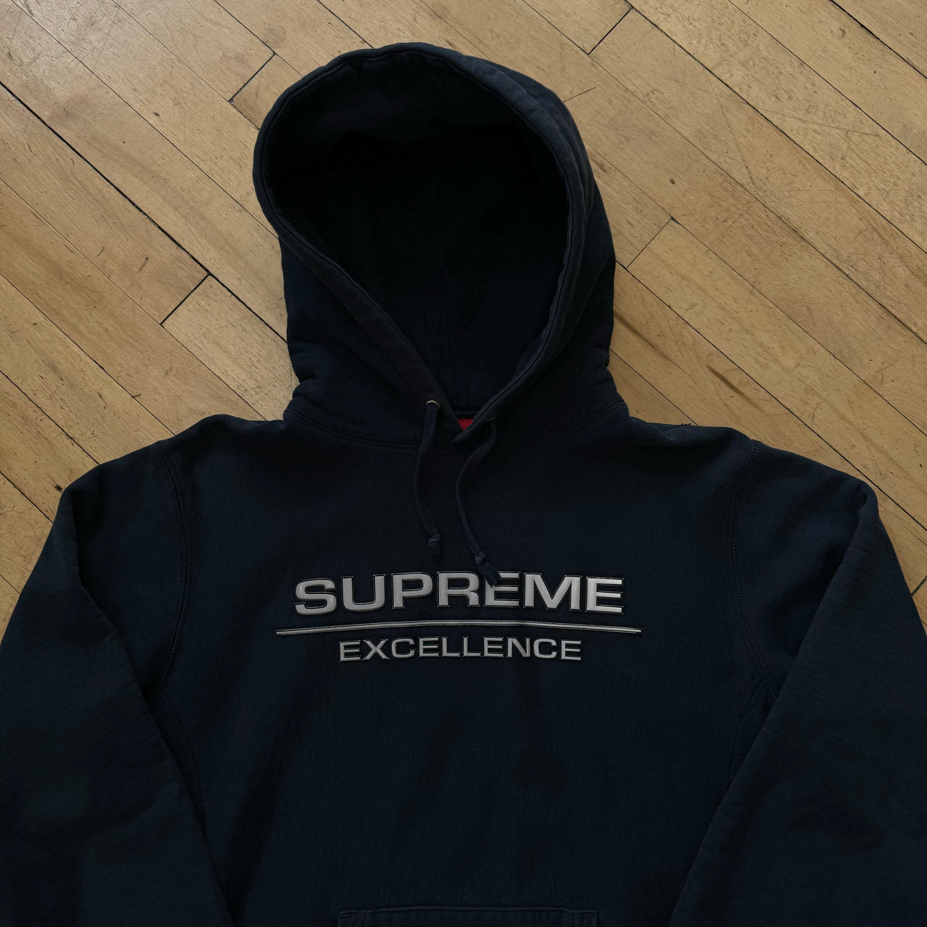Supreme Excellence SpellOut Hoodie Sz M