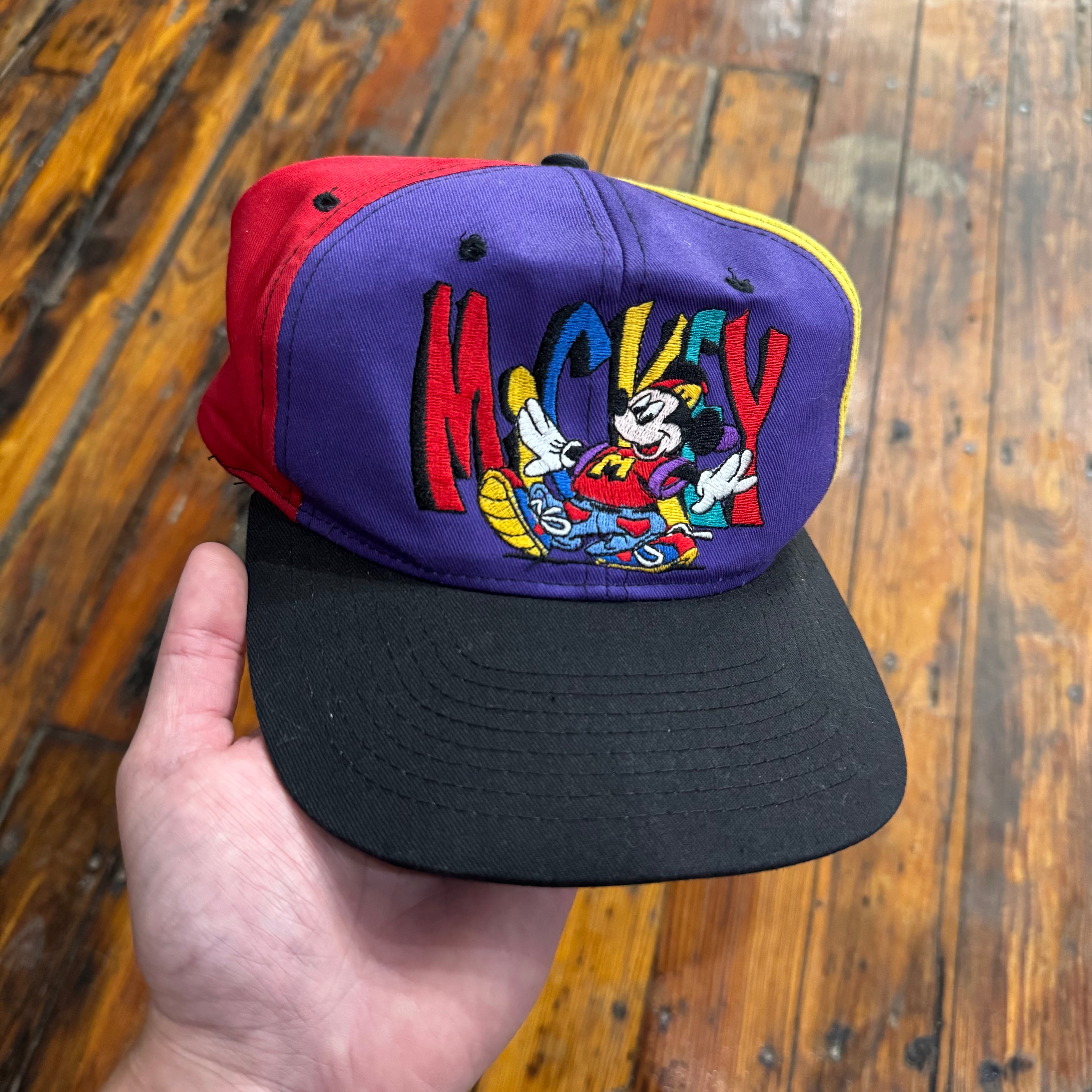 Vintage Mickey Mouse Panel Hat