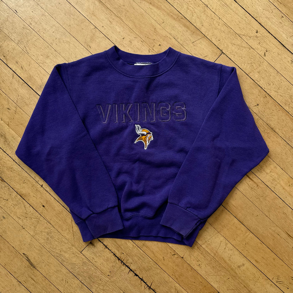 Vintage Minnesota Vikings CrewNeck Sz YTH M