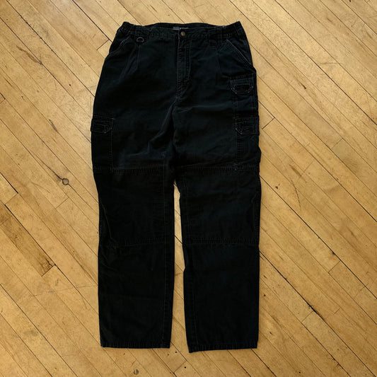 Y2K Tactical 511 Black Cargo Khaki Pants Sz 36x34