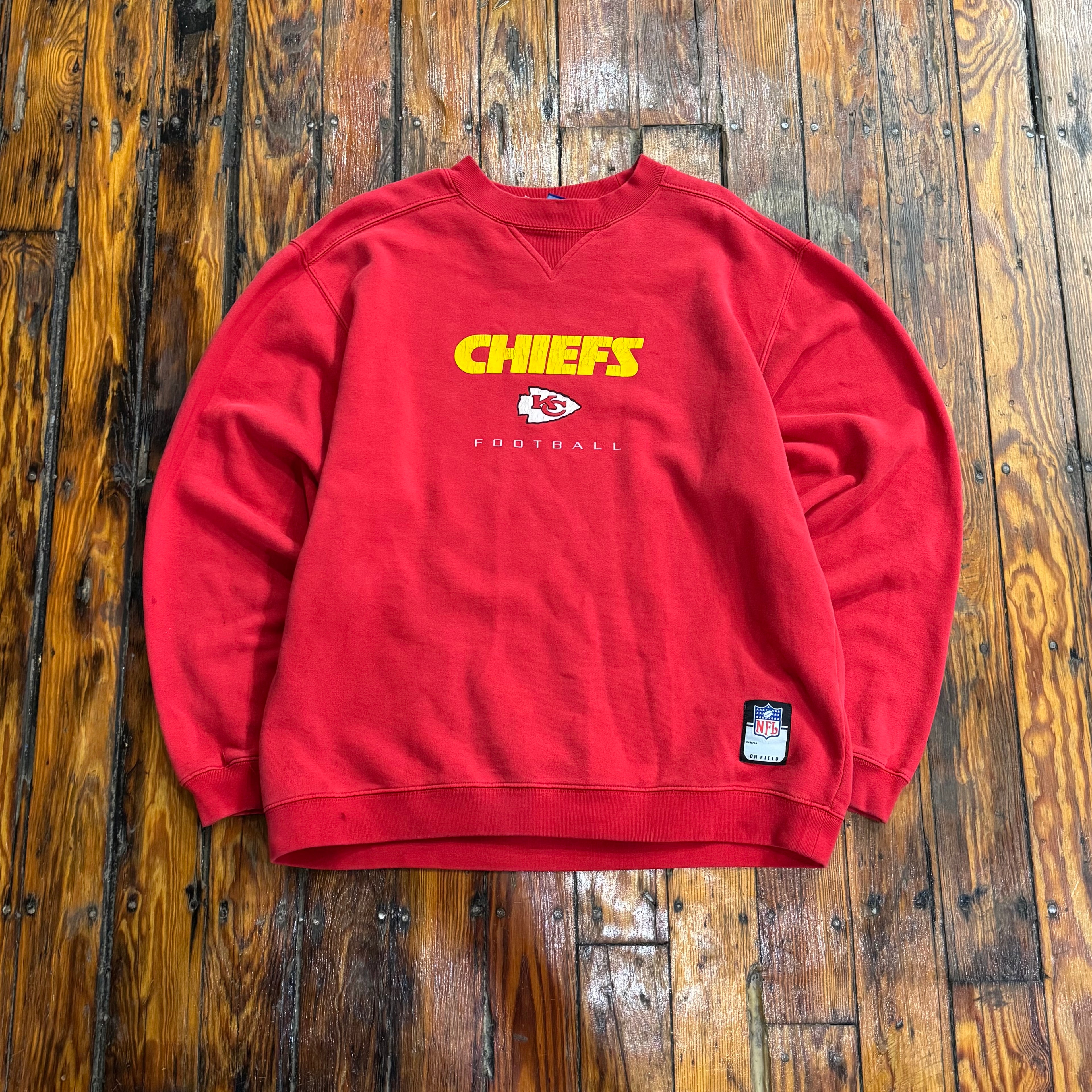 Vintage Reebok Kansas City Chiefs CrewNeck Sz M