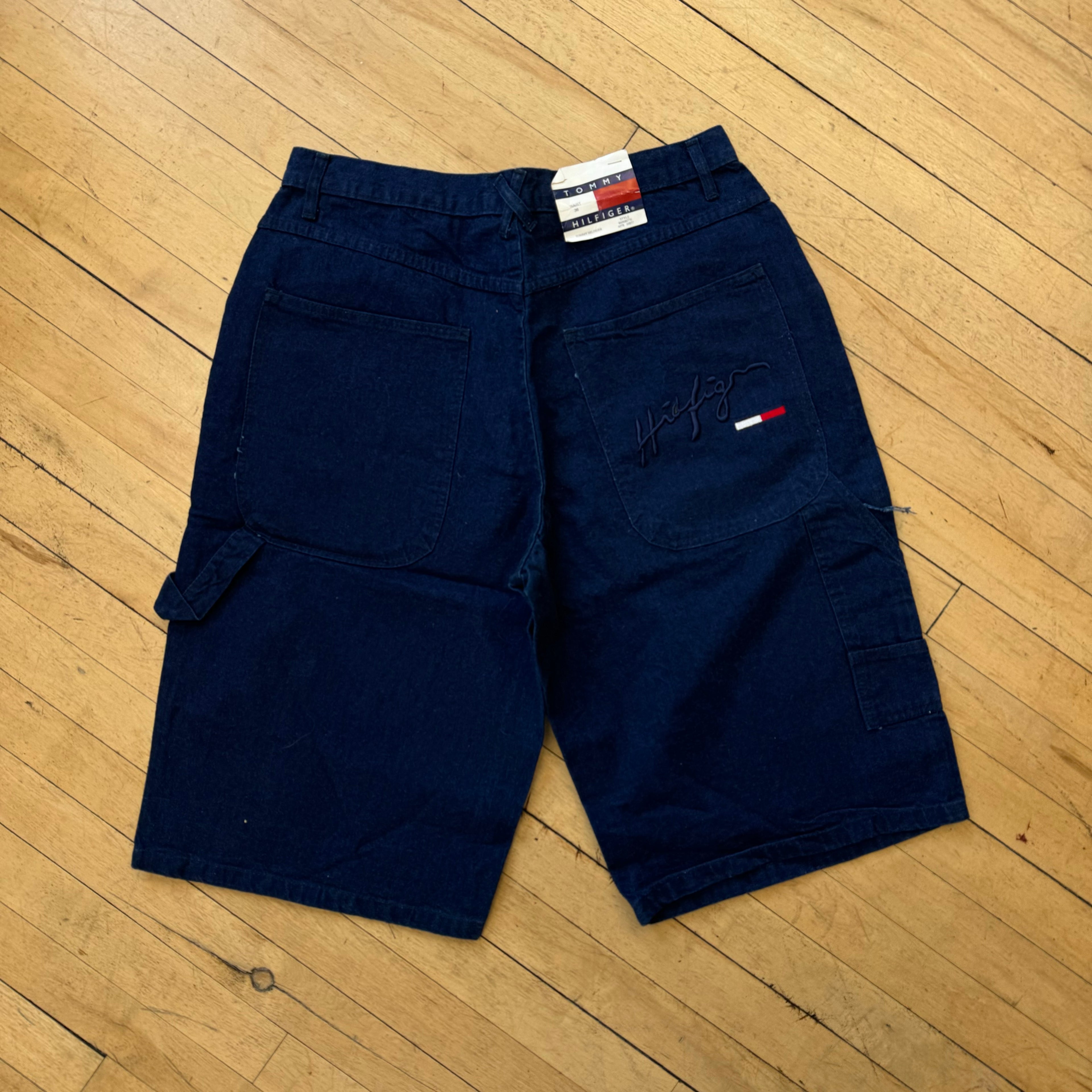 Vintage Bootleg Tommy embroidered Jorts Sz 36