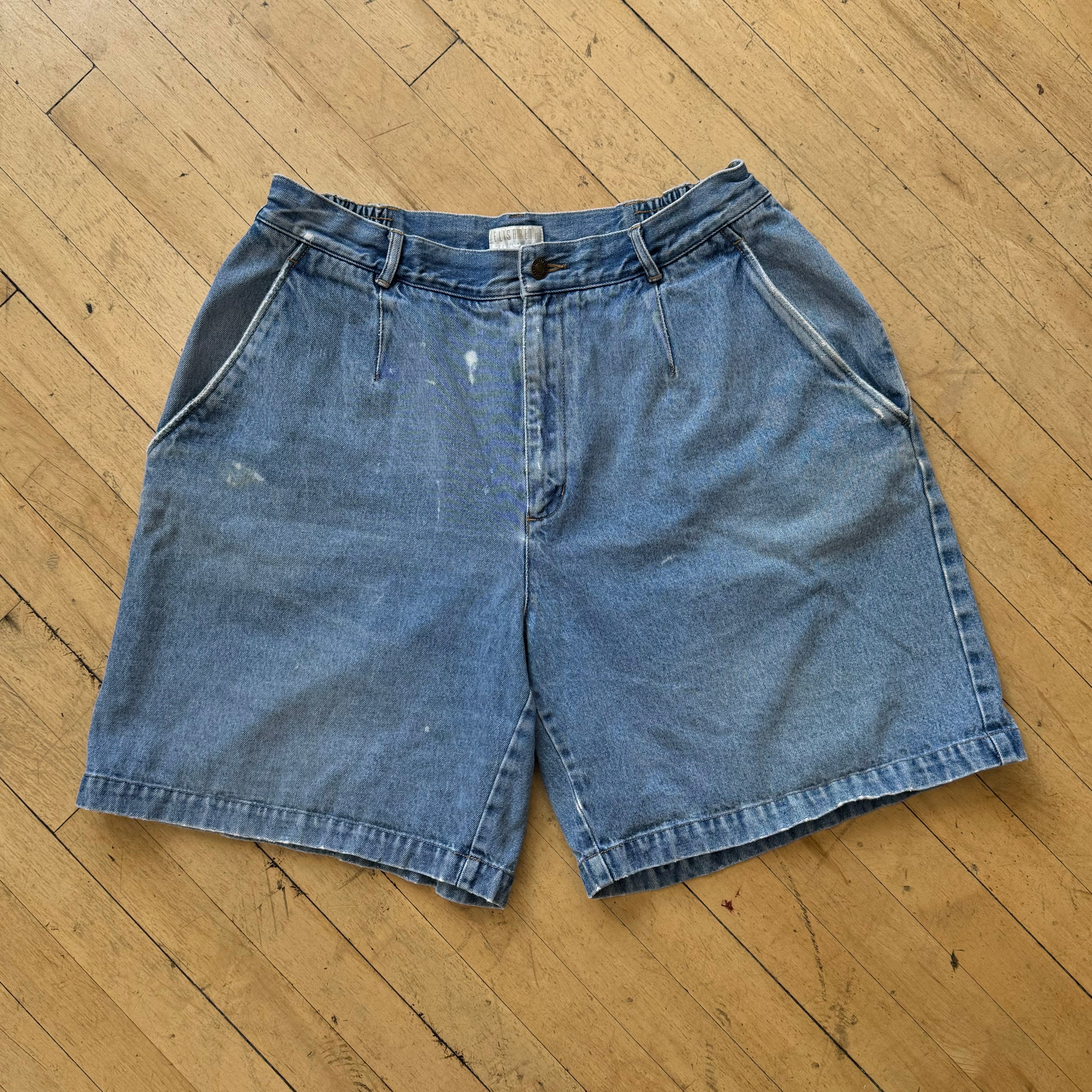 Vintage Elisabeth denim Jean Shorts Sz 18