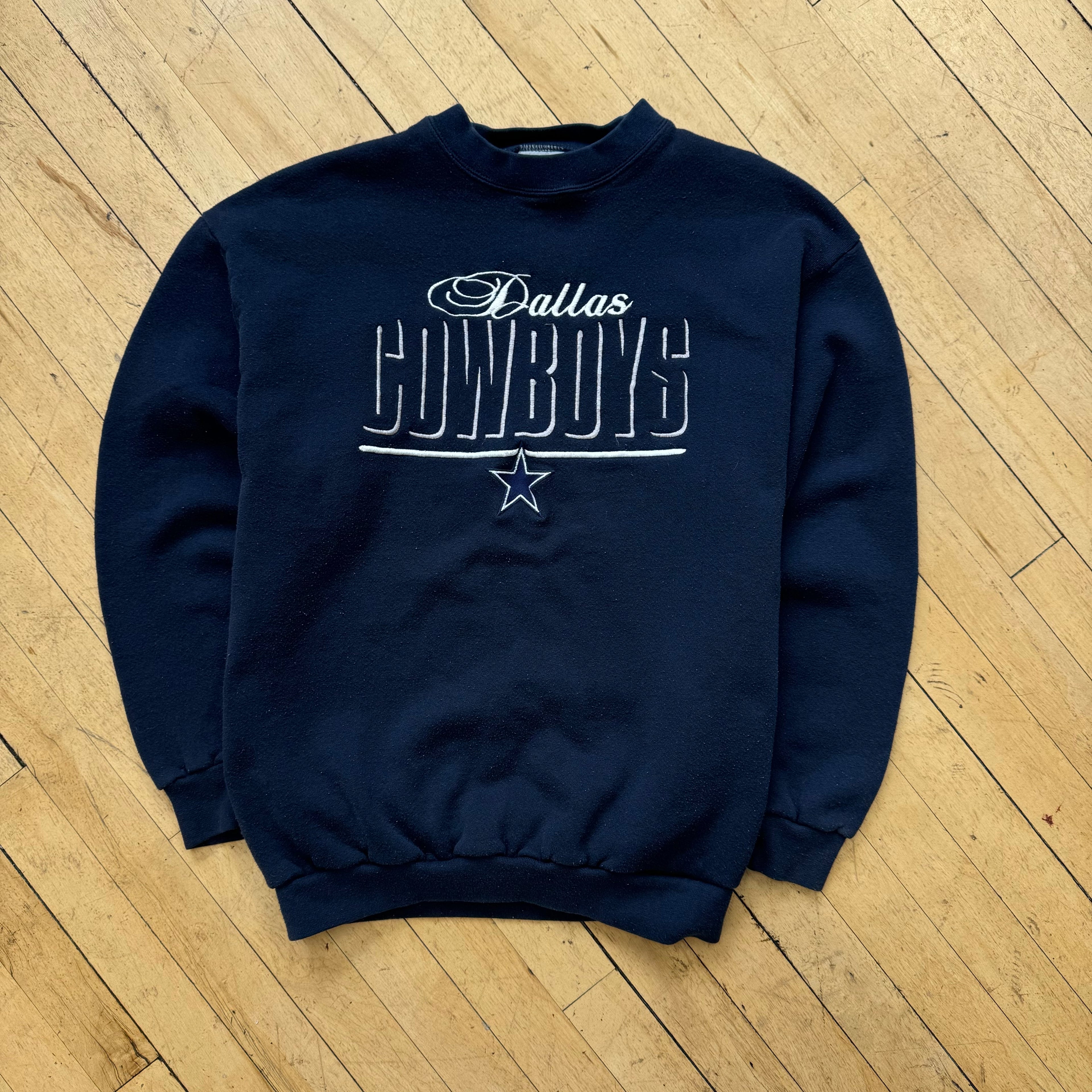 Vintage Logo 7 Dallas Cowboys CrewNeck Sz L