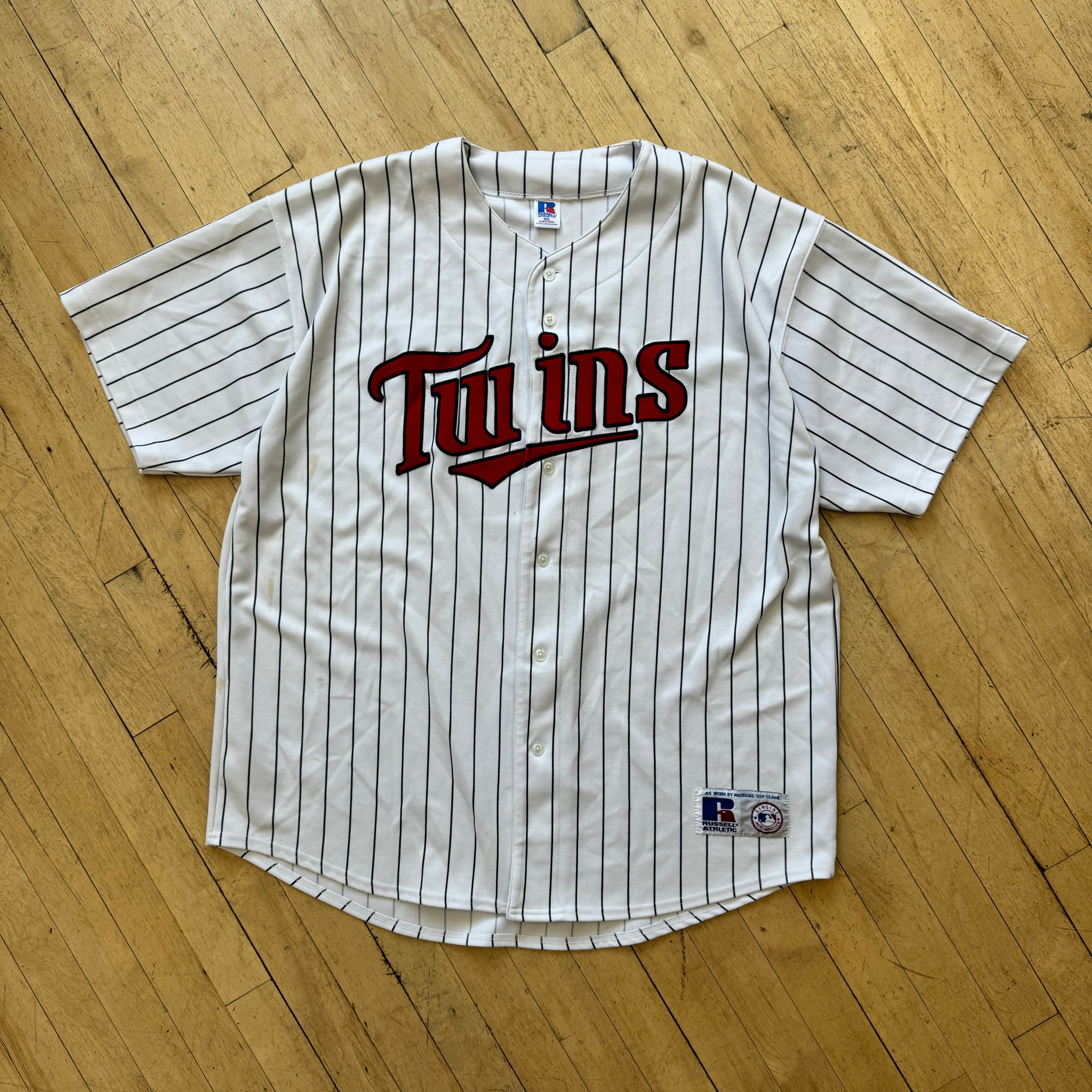 Vintage Minnesota Twins Russell Jersey Sz XXL