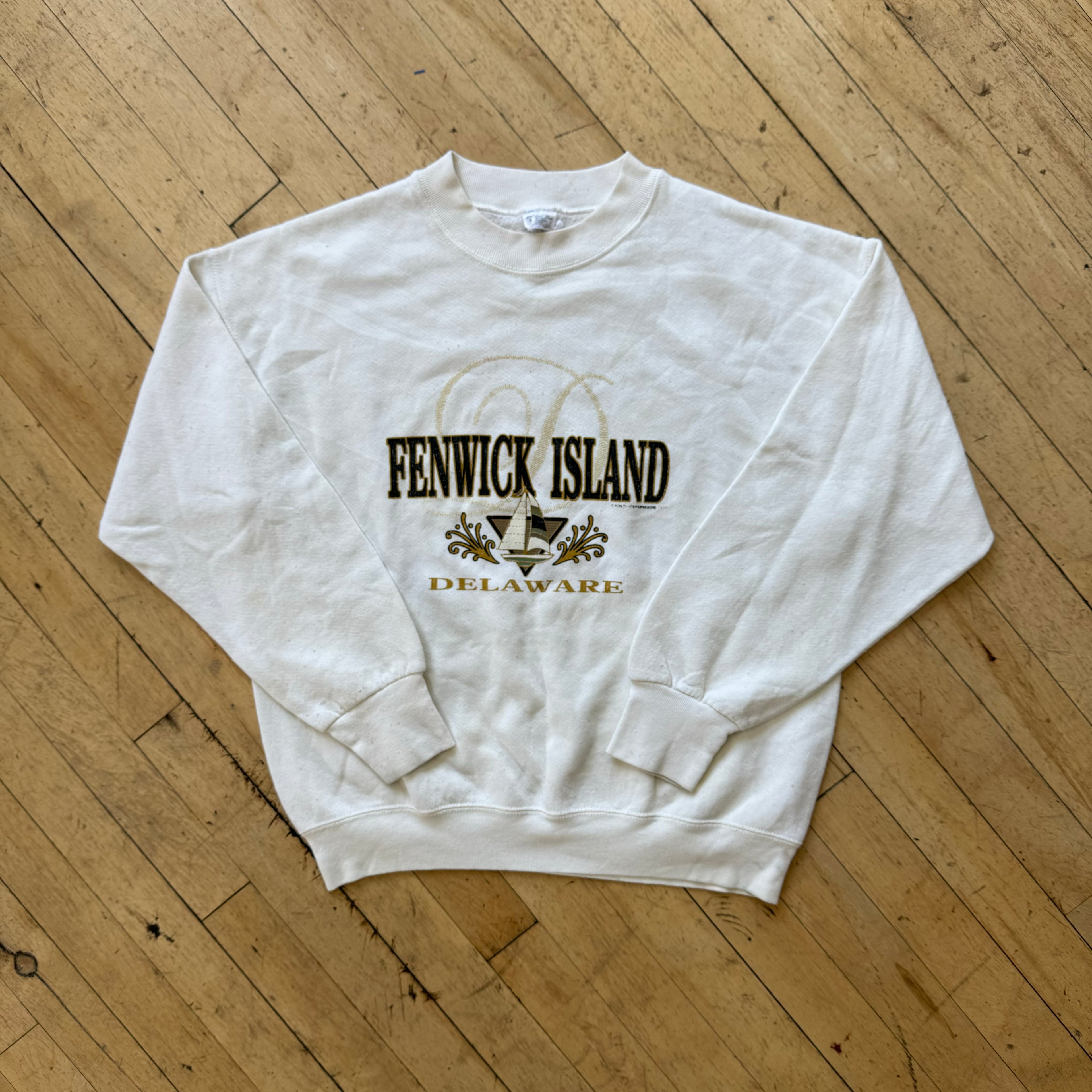 Vintage Fenwick Island Crewneck Sz S
