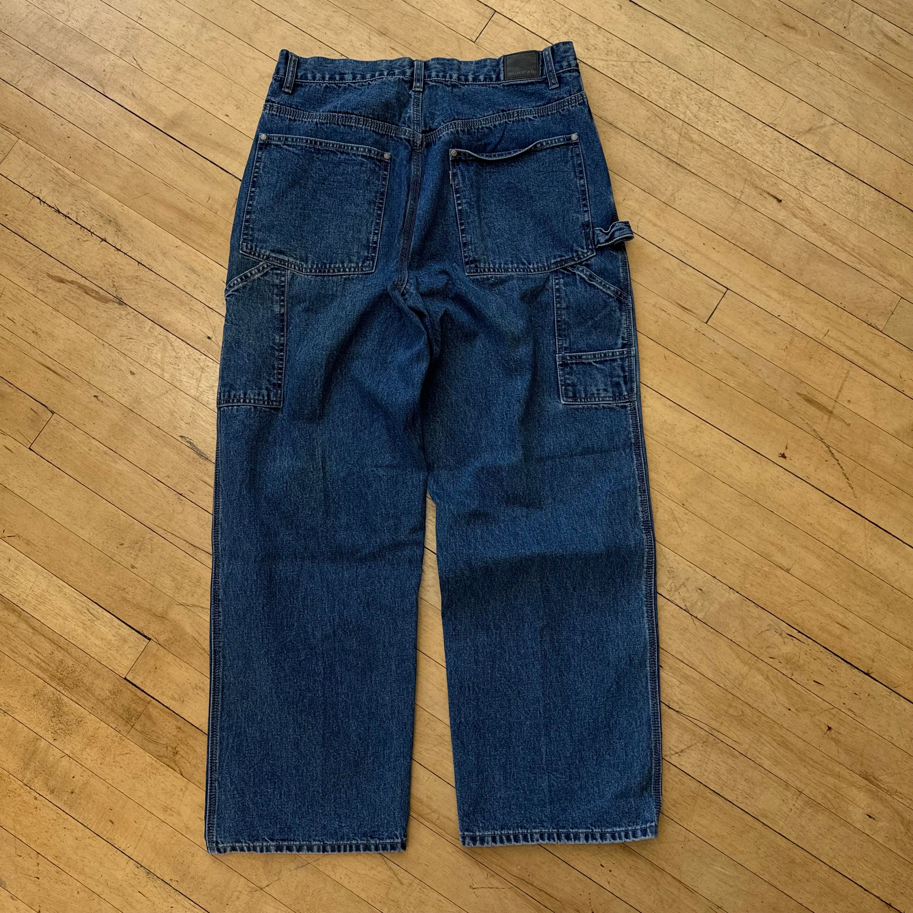 Vintage Levi SilverTab Denim Jeans Sz 34x32