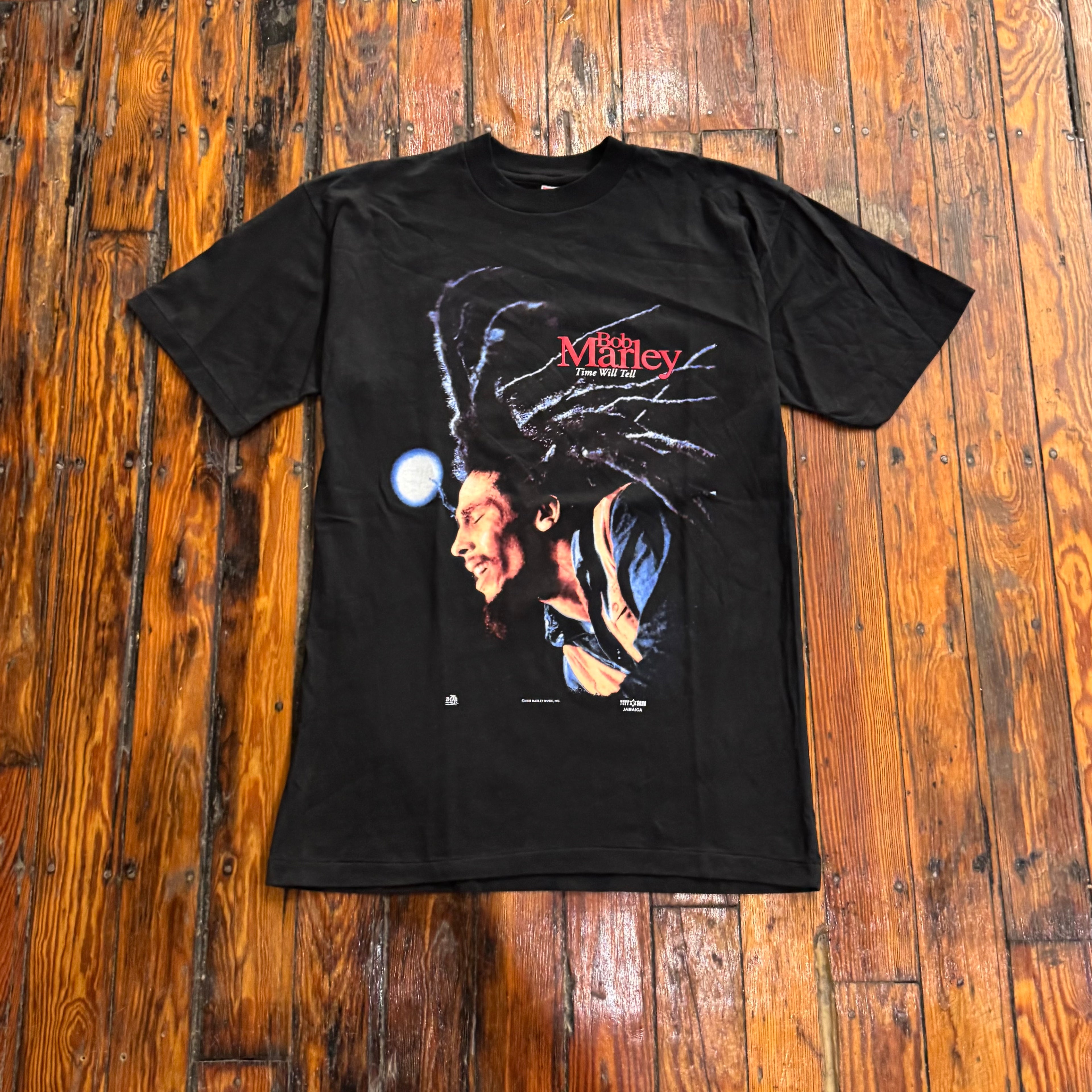 Vintage Bob Marley Time will Tell T-shirt Sz XL