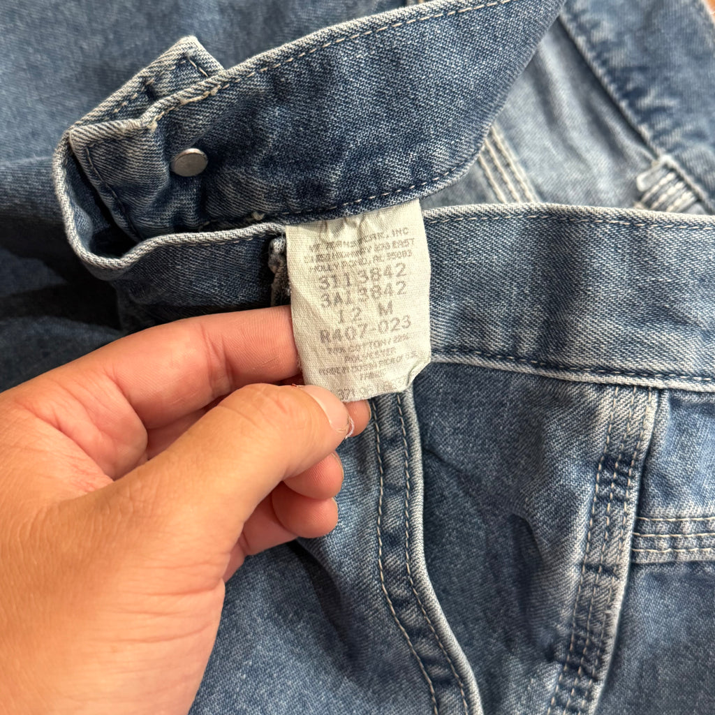 Vintage Rivet by Lee Denim Jean Shorts Sz 12