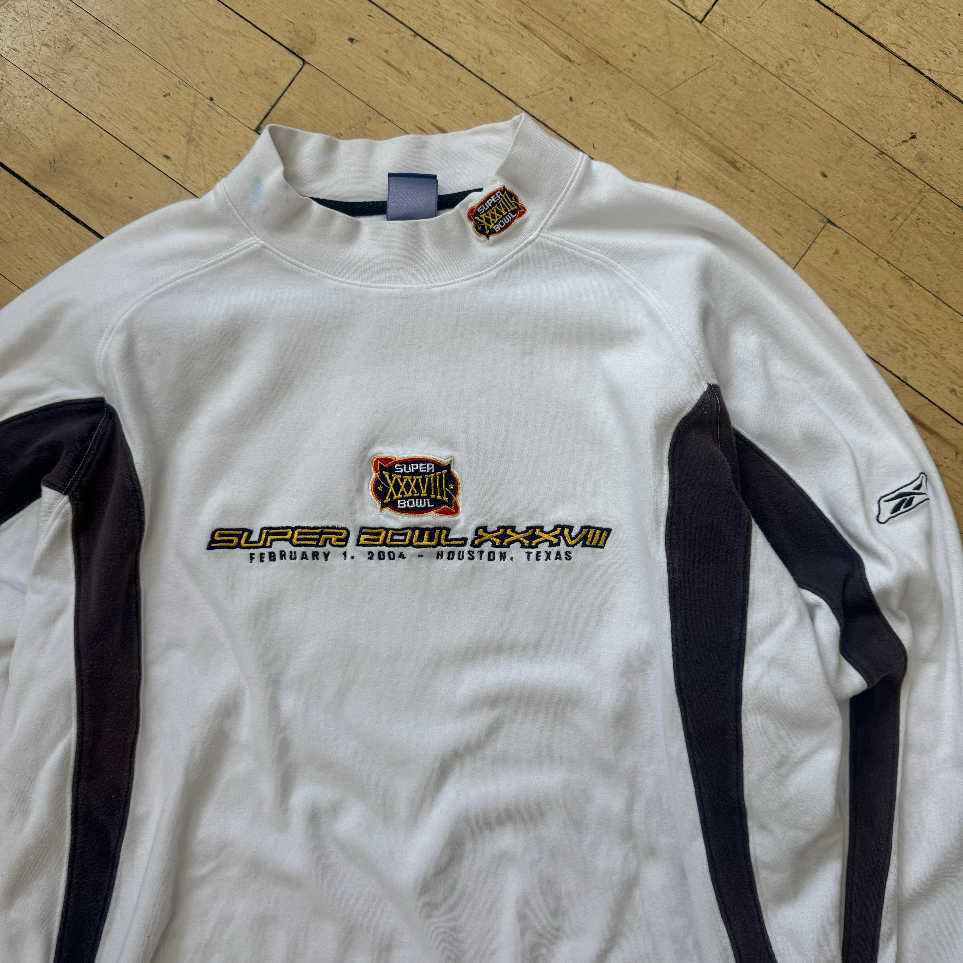 Vintage Super Bowl Houston Texas CrewNeck Sz XXL