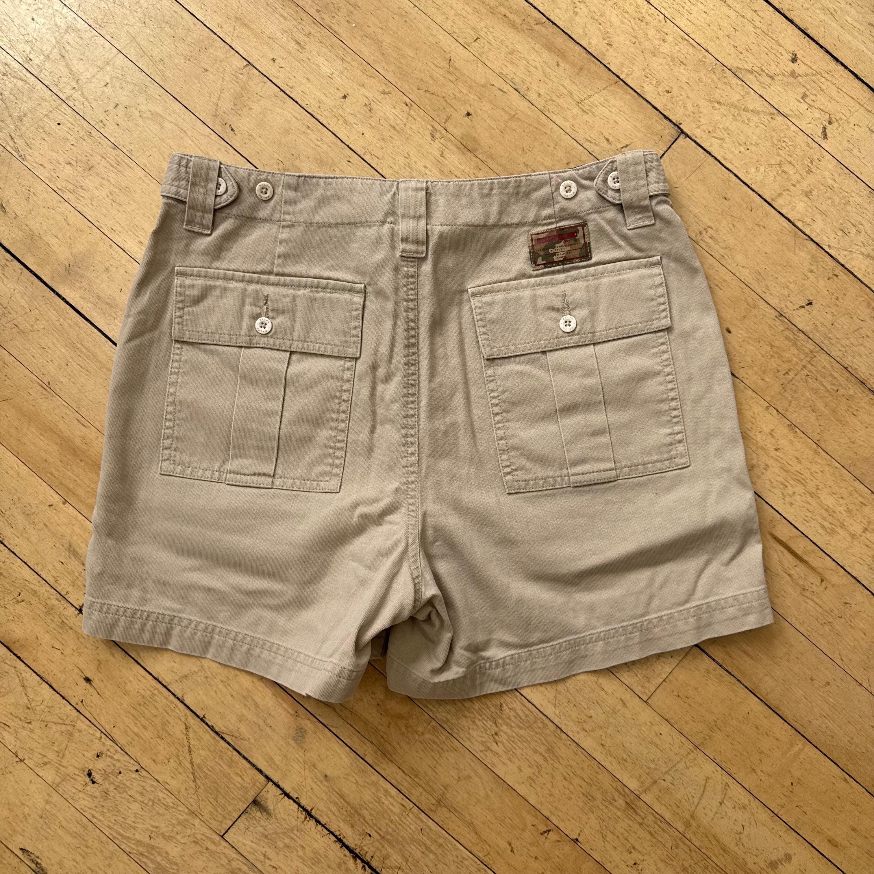 Vintage Women’s Ralph Lauren Khaki Shorts Sz 8