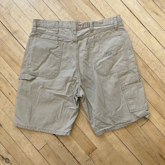 Vintage Wrangler Kahki Shorts Sz 36