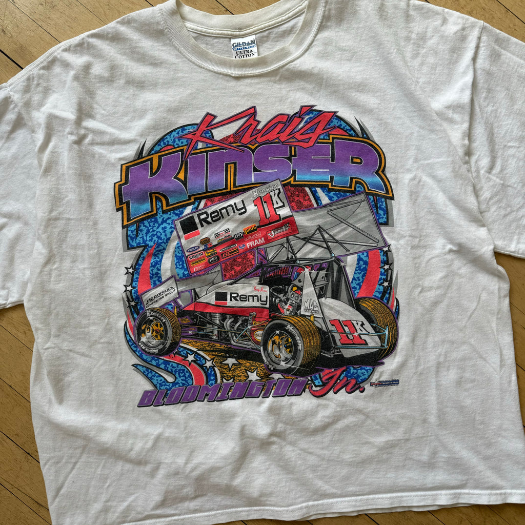 2000s Kinser Sprint Car T-shirt Sz XXL