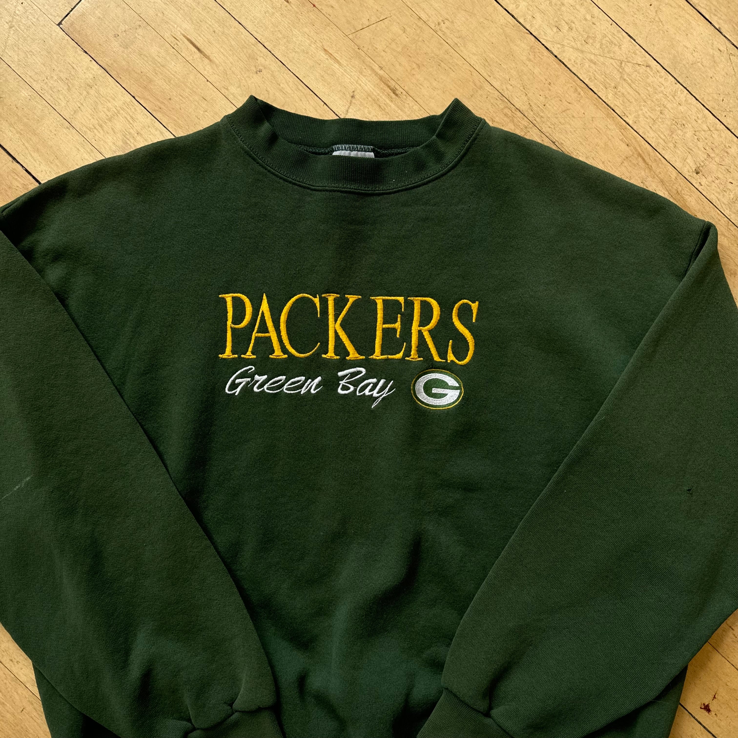 Vintage Packers SpellOut CrewNeck Sz XL