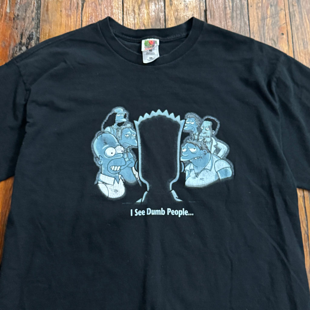 Vintage Simpsons I see Dumb people T-shirt Sz XL