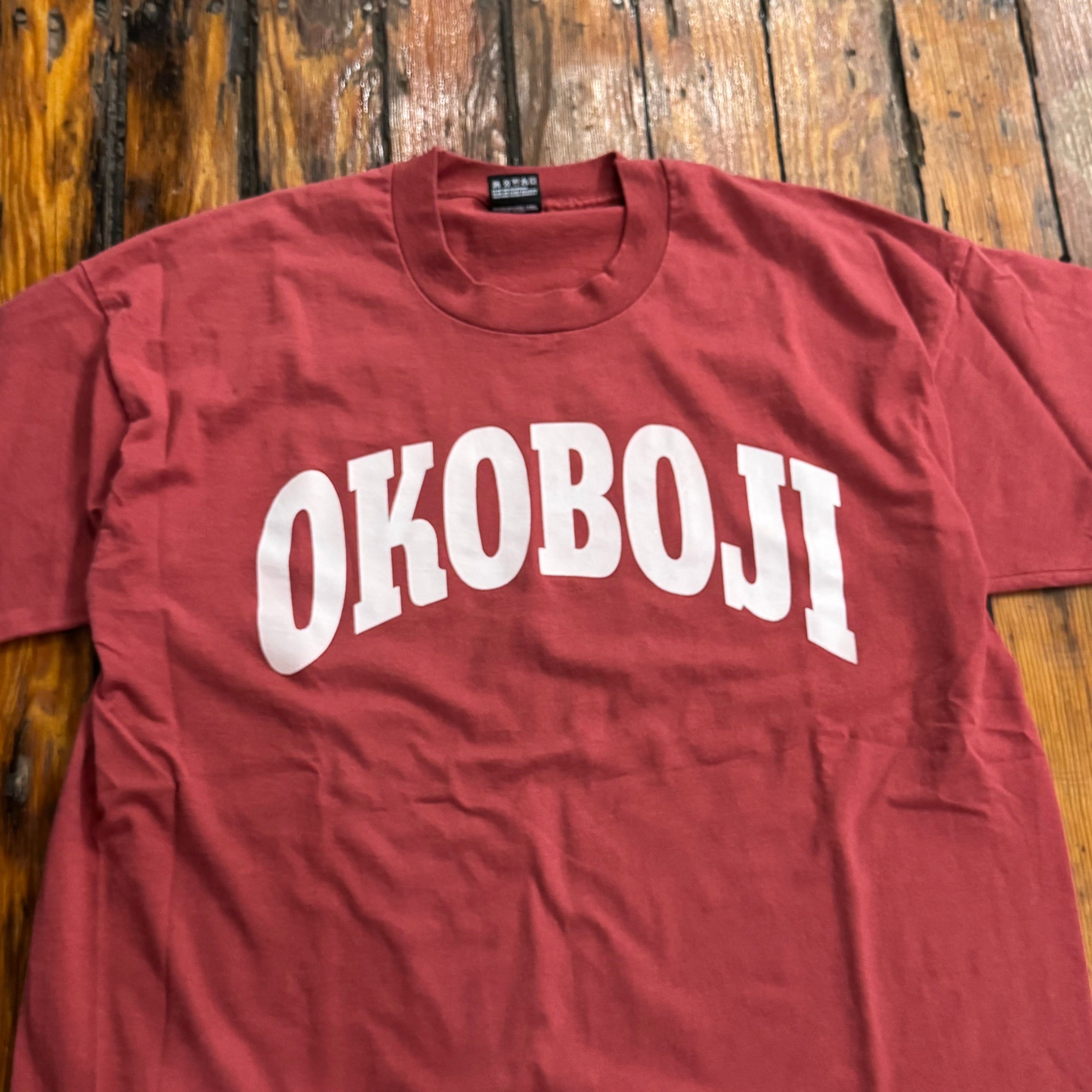 Vintage Okaboji SpellOut T-shirt Sz XL