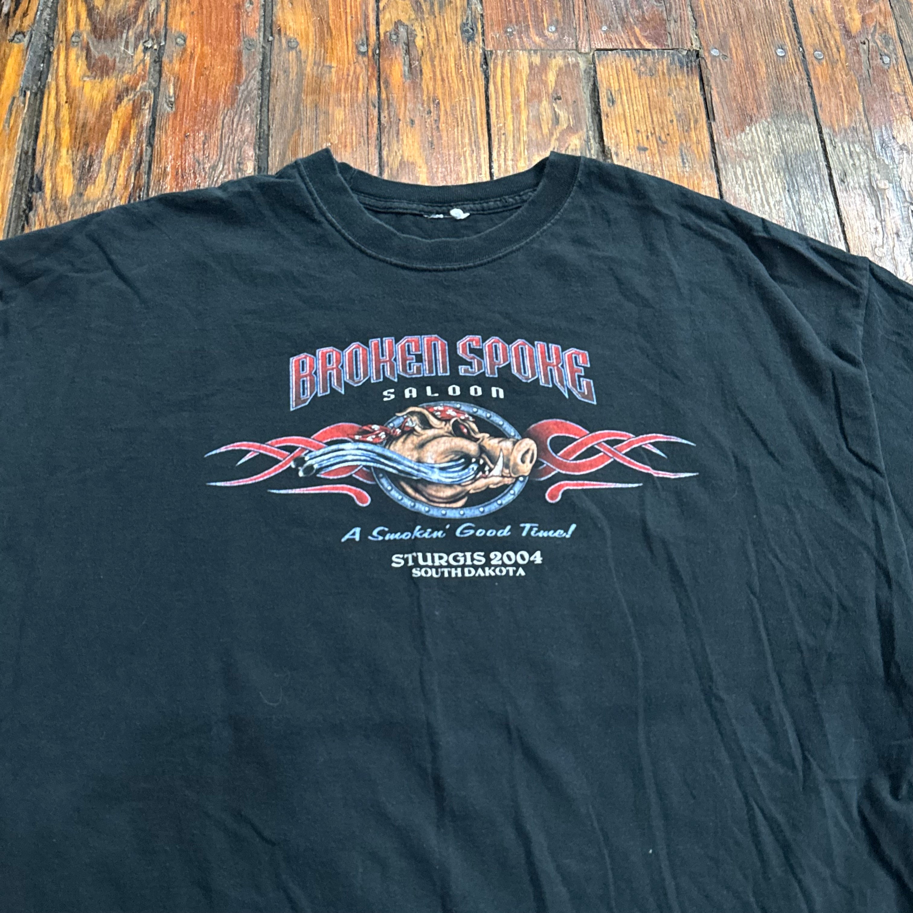Y2K Broken Spoke Saloon T-shirt Sz XL