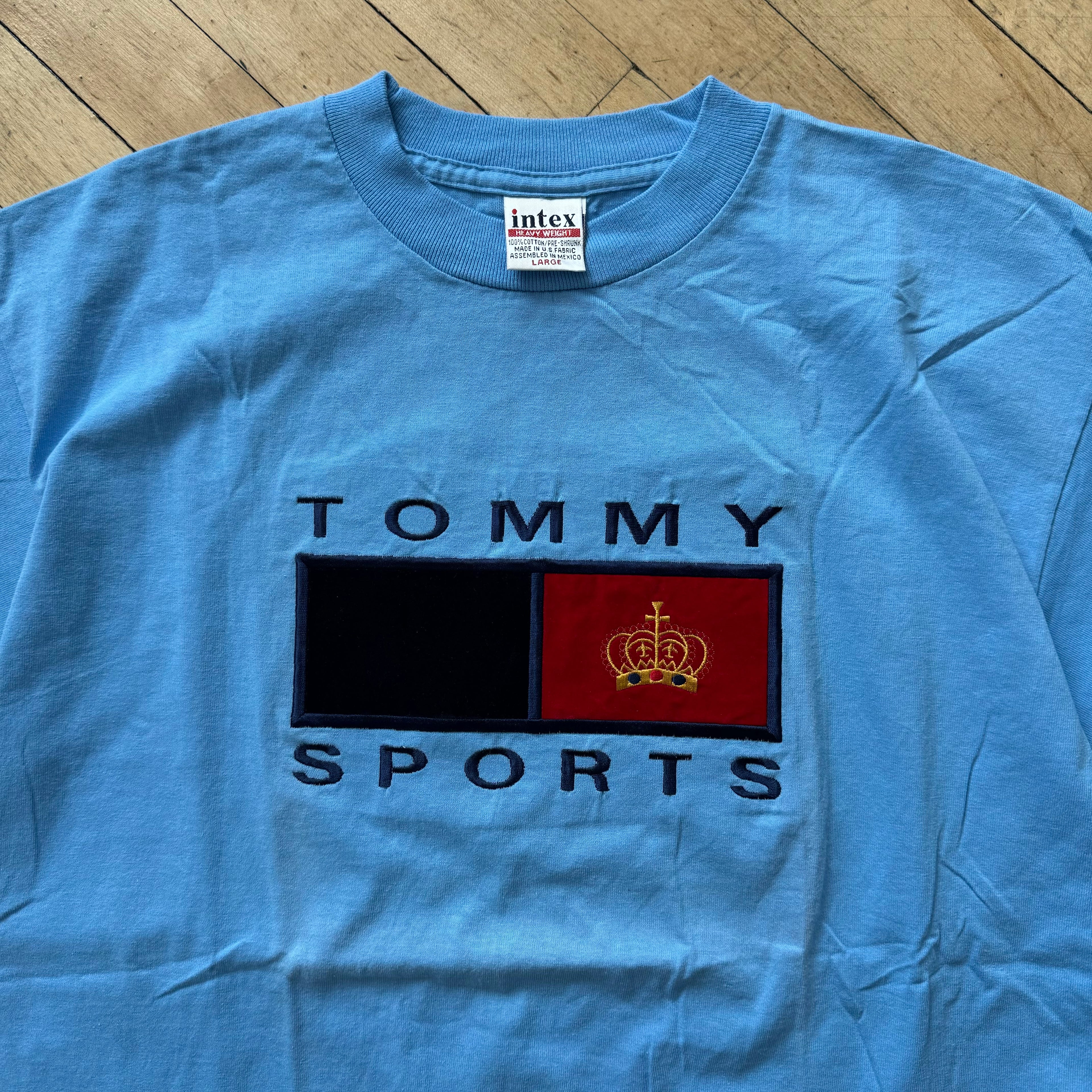 Vintage Bootleg Tommy Sports T-shirt Sz L