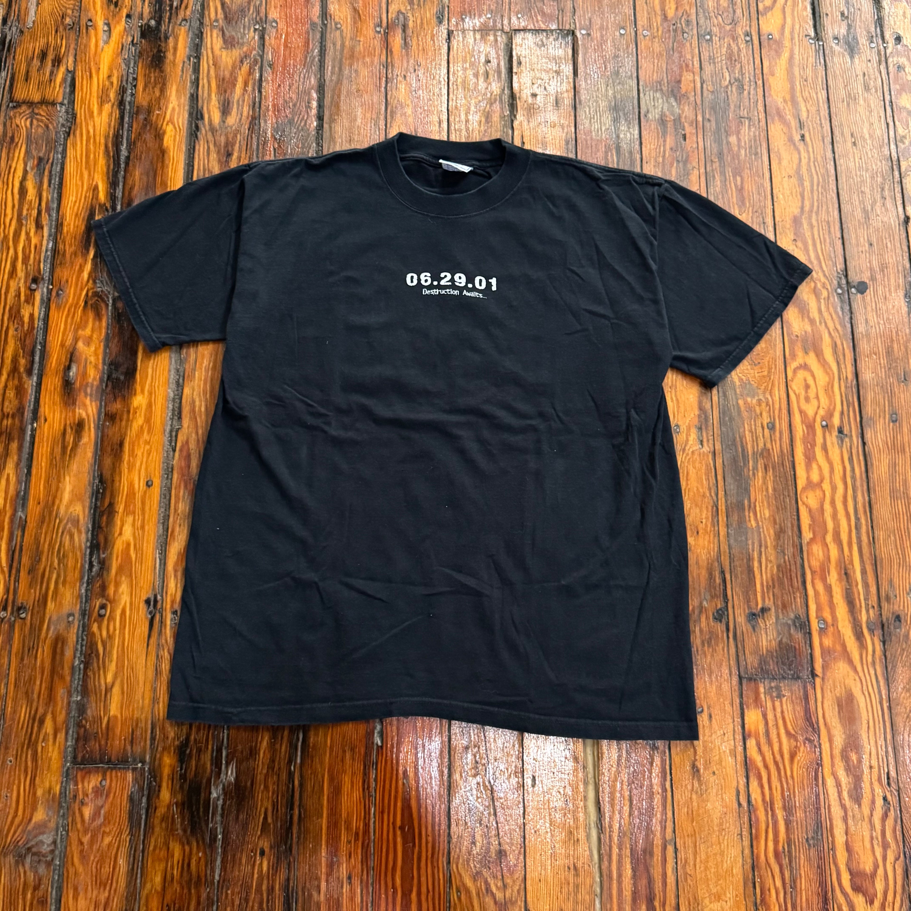 Vintage Diablo Destruction Awaits Promo T-shirt Sz XL
