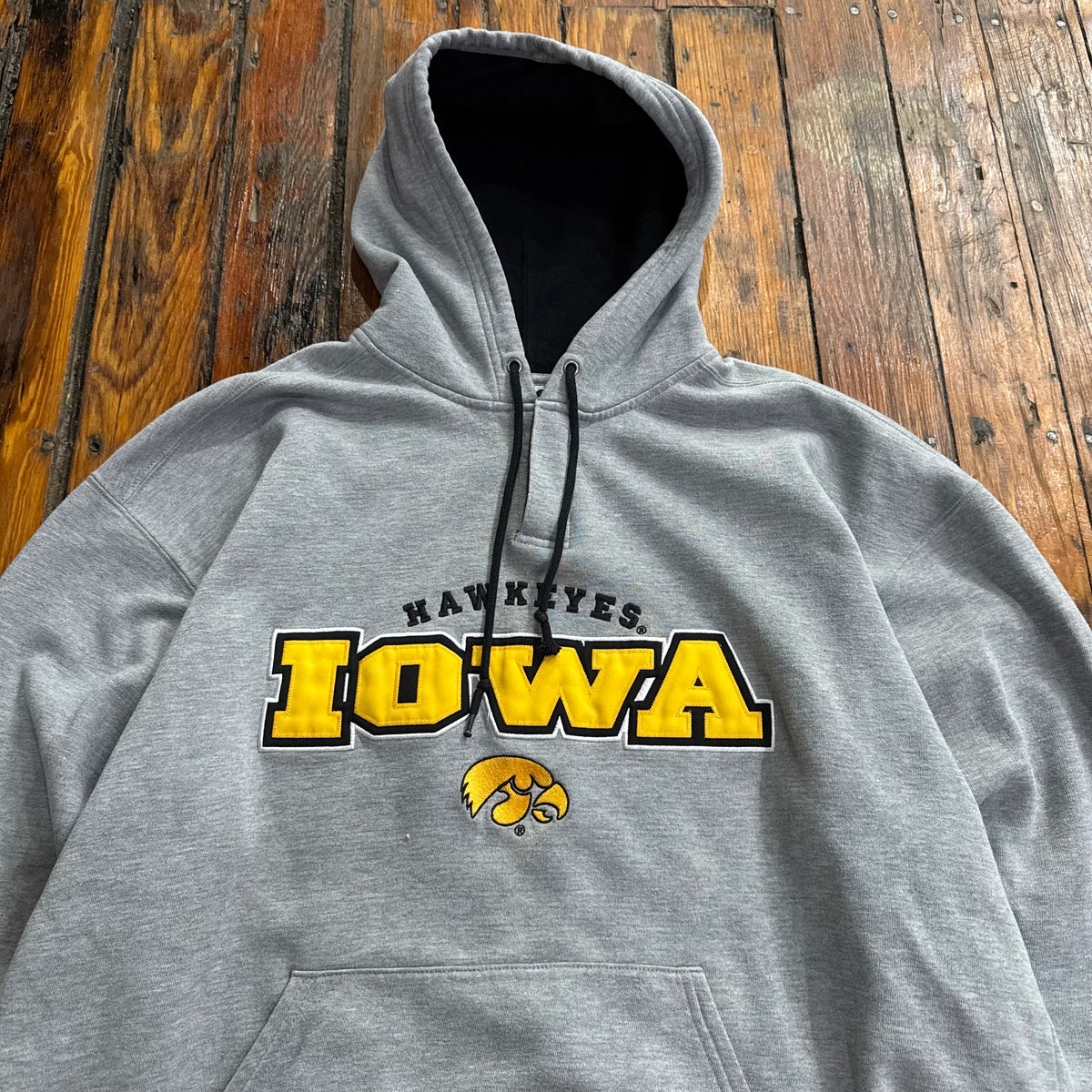Vintage Iowa Hawkeyes Lee Sports Hoodie Sz XL