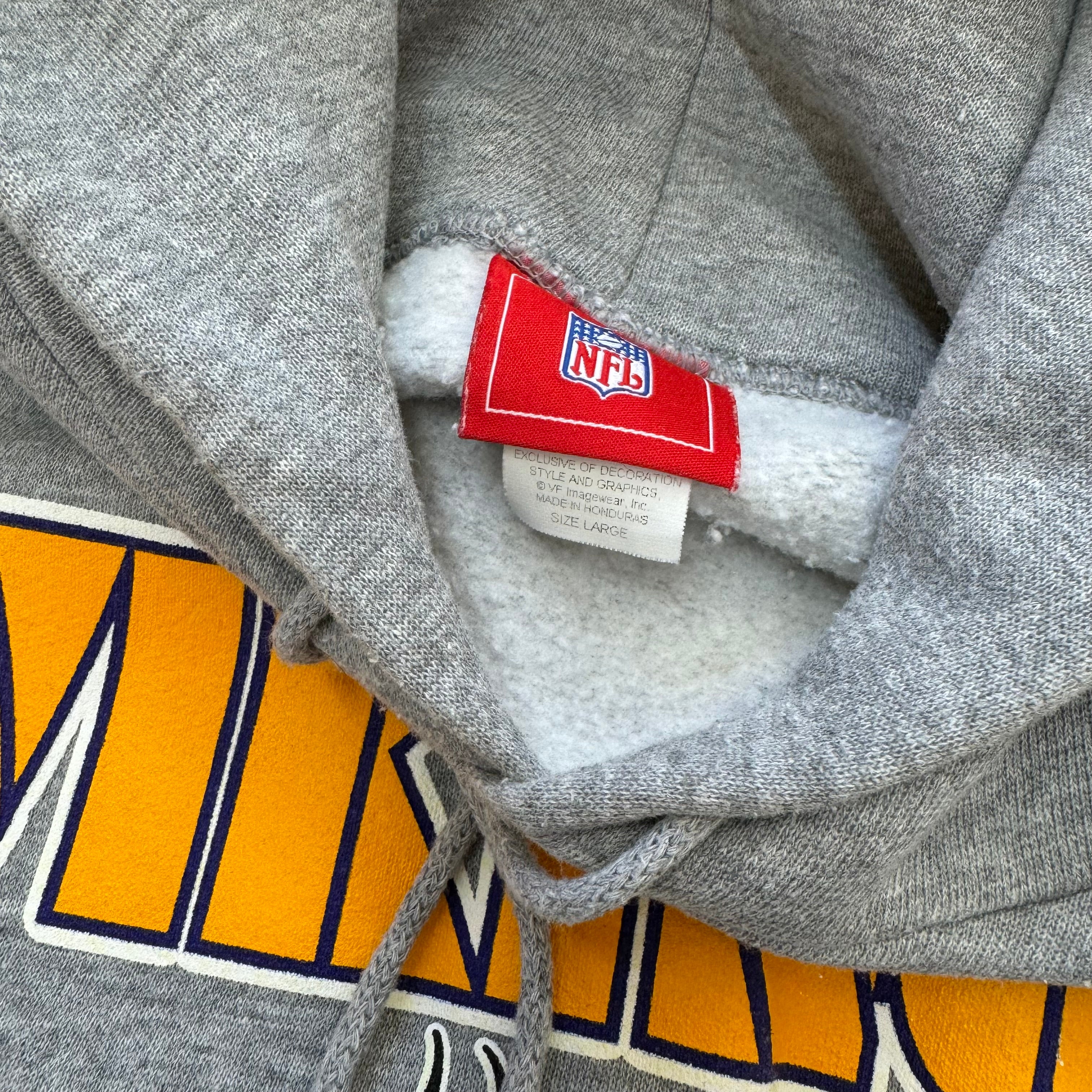 Vintage Minnesota Vikings Hoodie Sz L