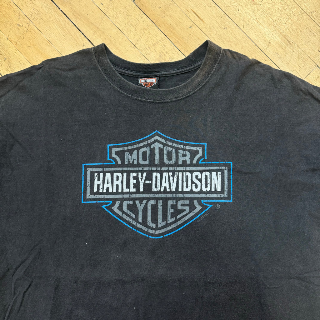 Harley Davidson Center Logo Alligator Alley T-shirt Sz XXXL