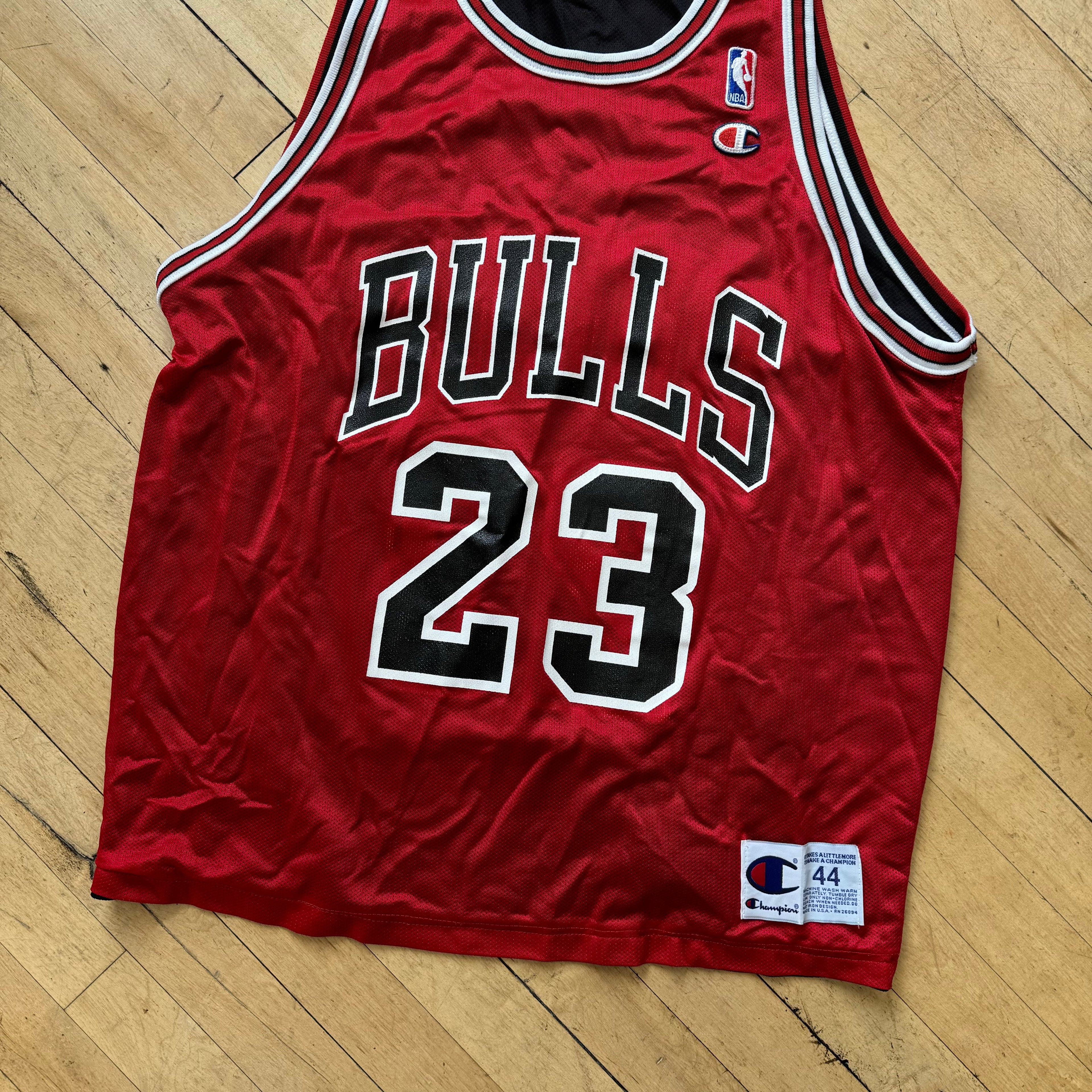 Vintage Micheal Jordan Champion Reversible Jersey Sz M