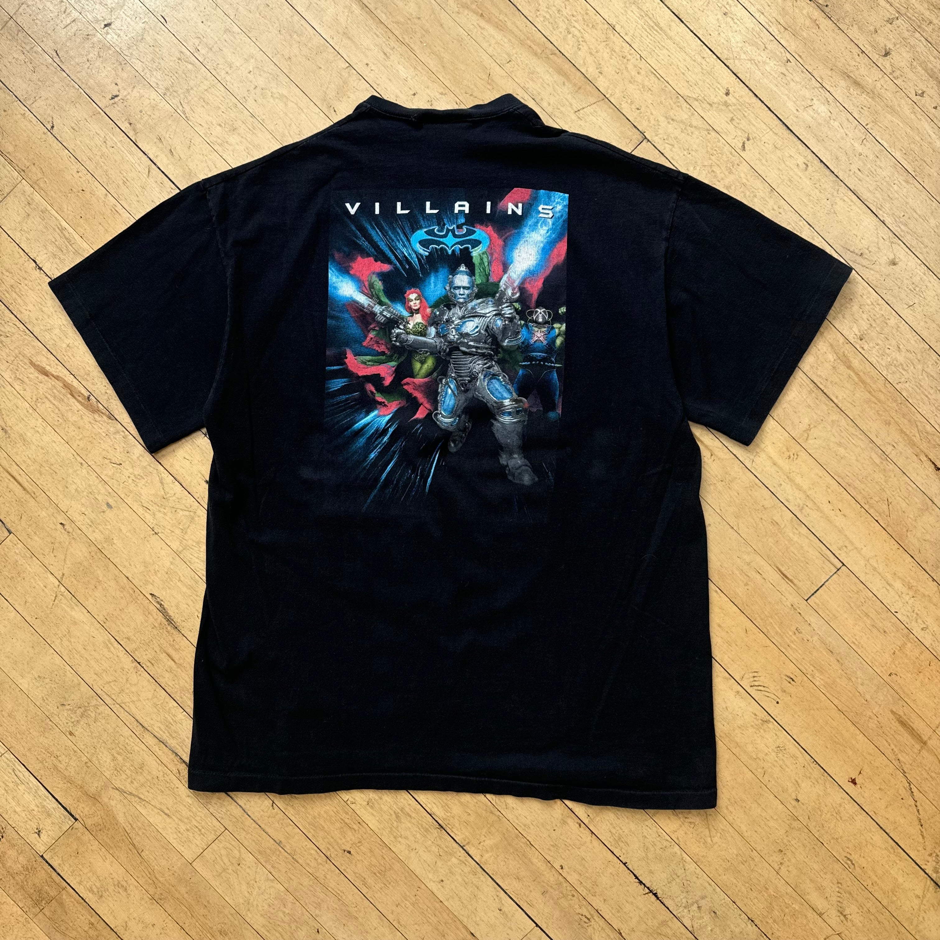 Vintage Batman Hero’s vs. Villains T-shirt Sz XL