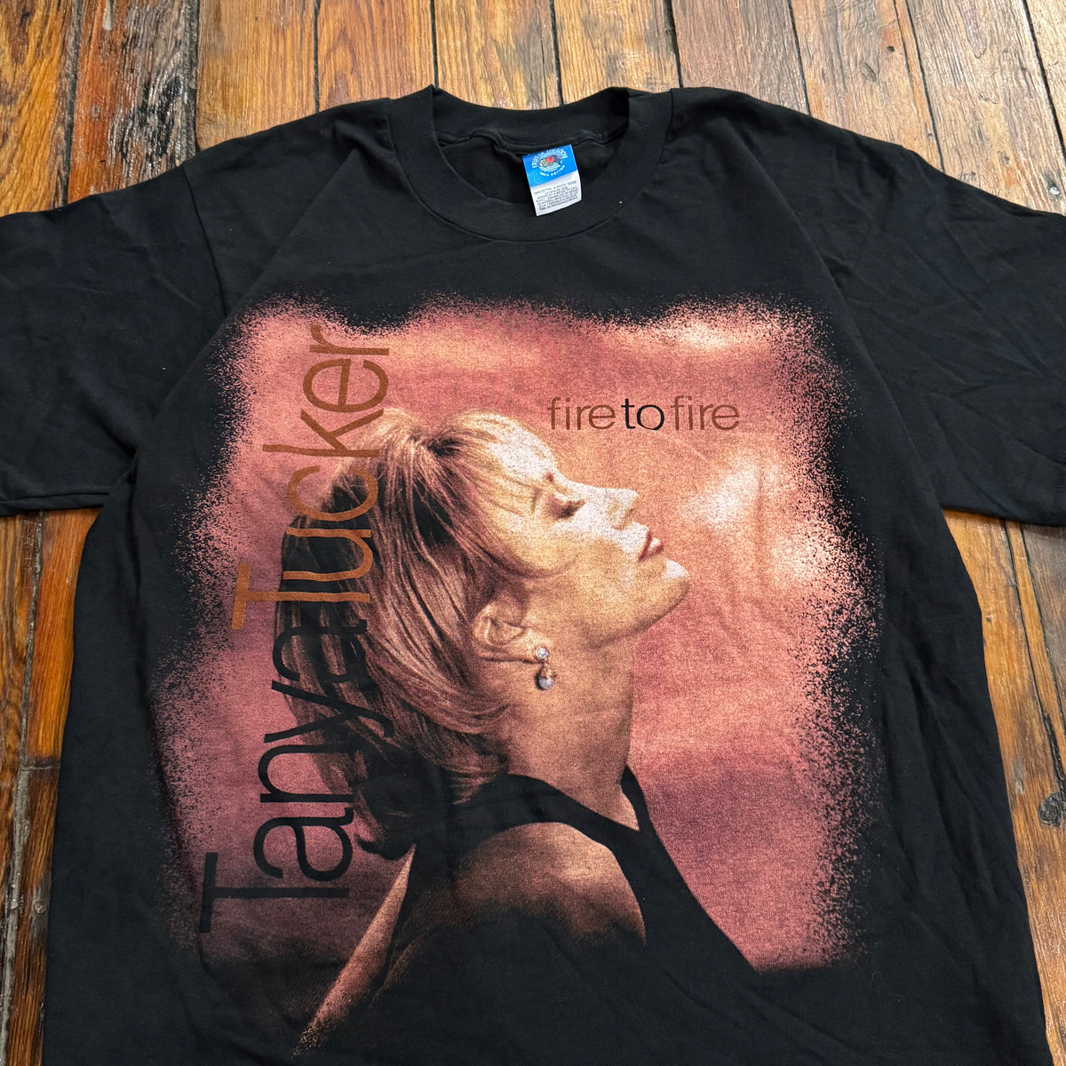 Vintage Tanya Tucker Fire to Fire T-shirt Sz L